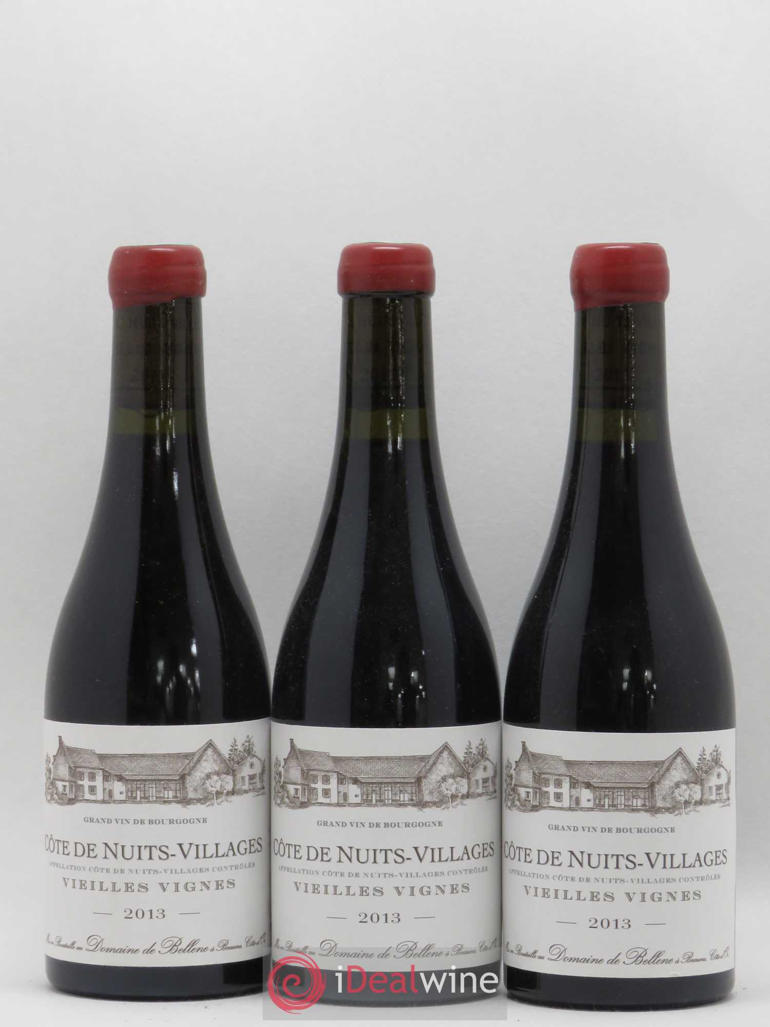 Côte de Nuits-Villages Vieilles vignes Domaine de Bellene 2013 - Posten von 6 Demi-Flaschen - 2