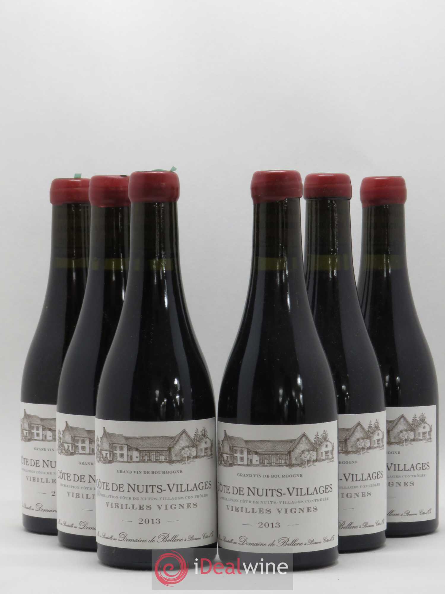 Côte de Nuits-Villages Vieilles vignes Domaine de Bellene 2013 - Posten von 6 Demi-Flaschen - 0