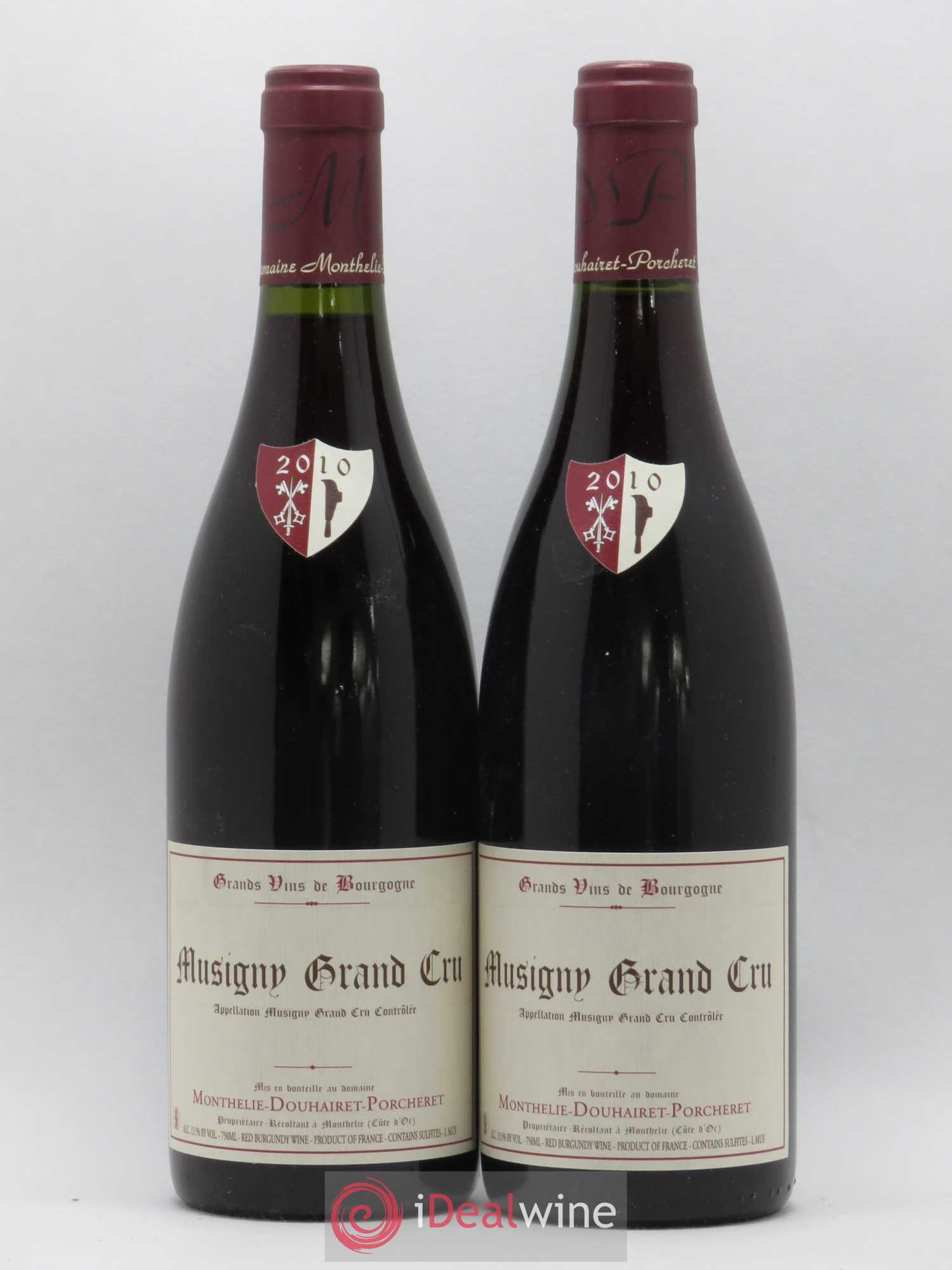 Musigny Grand Cru Monthelie Douhairet Porcheret 2010 - Posten von 2 Flaschen - 0