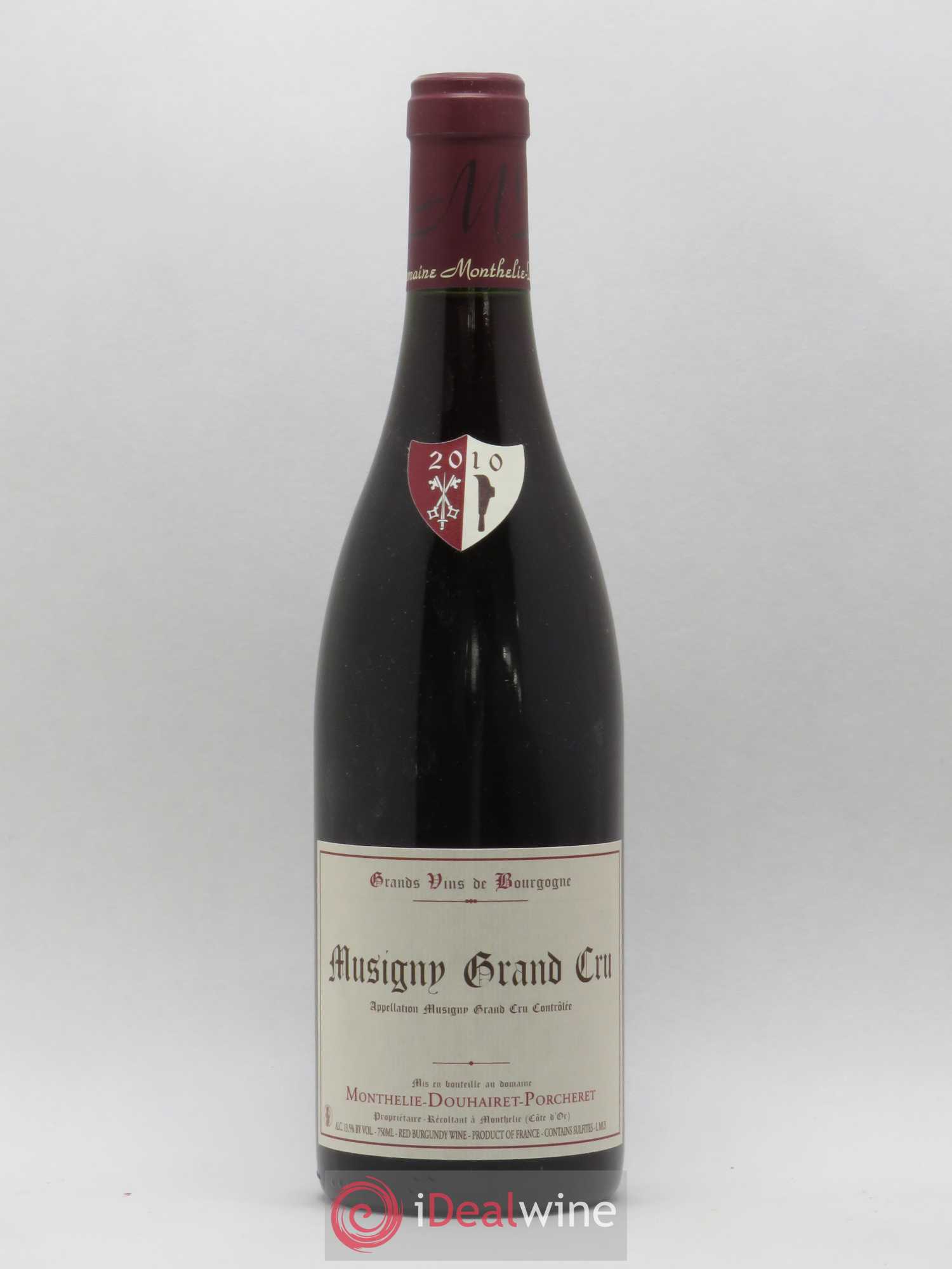 Musigny Grand Cru Monthelie Douhairet Porcheret 2010 - Posten von 1 Flasche - 0