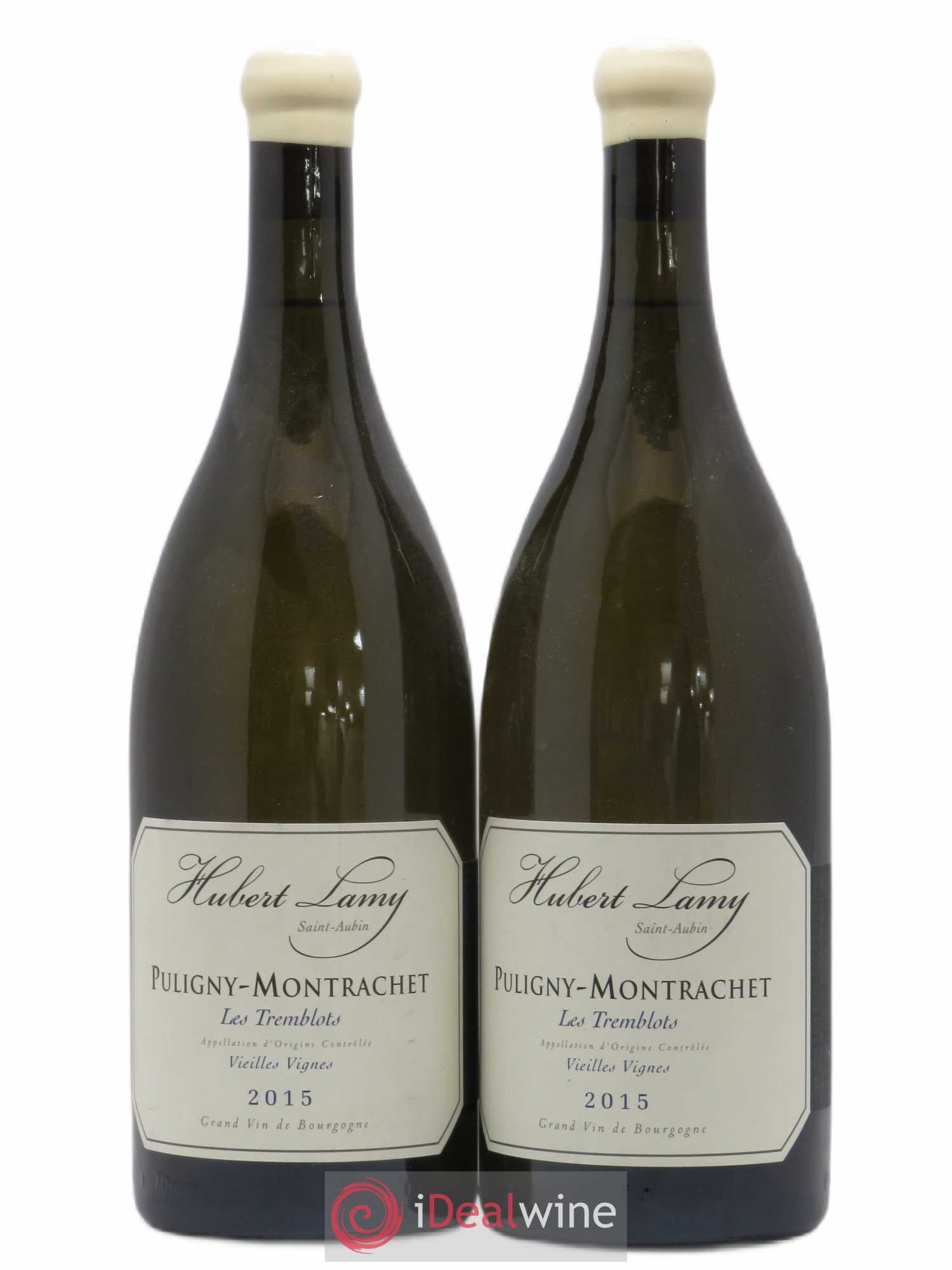 Puligny-Montrachet Les Tremblots Vieilles Vignes Hubert Lamy 2015 - Lot de 2 magnums - 0