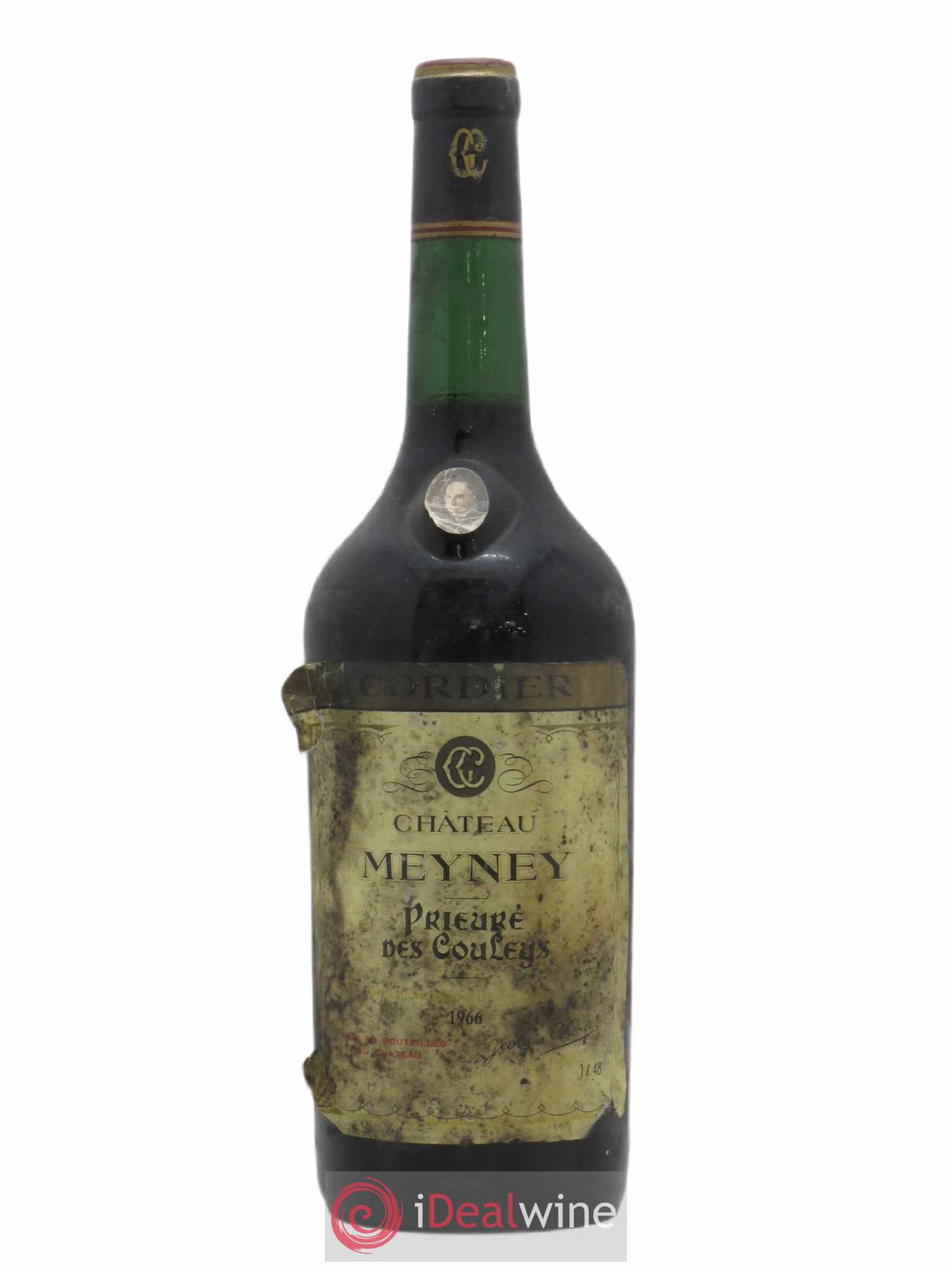 Saint-Estèphe Château Meyney Prieure des Couleys 1966 - Posten von 1 Magnum - 0