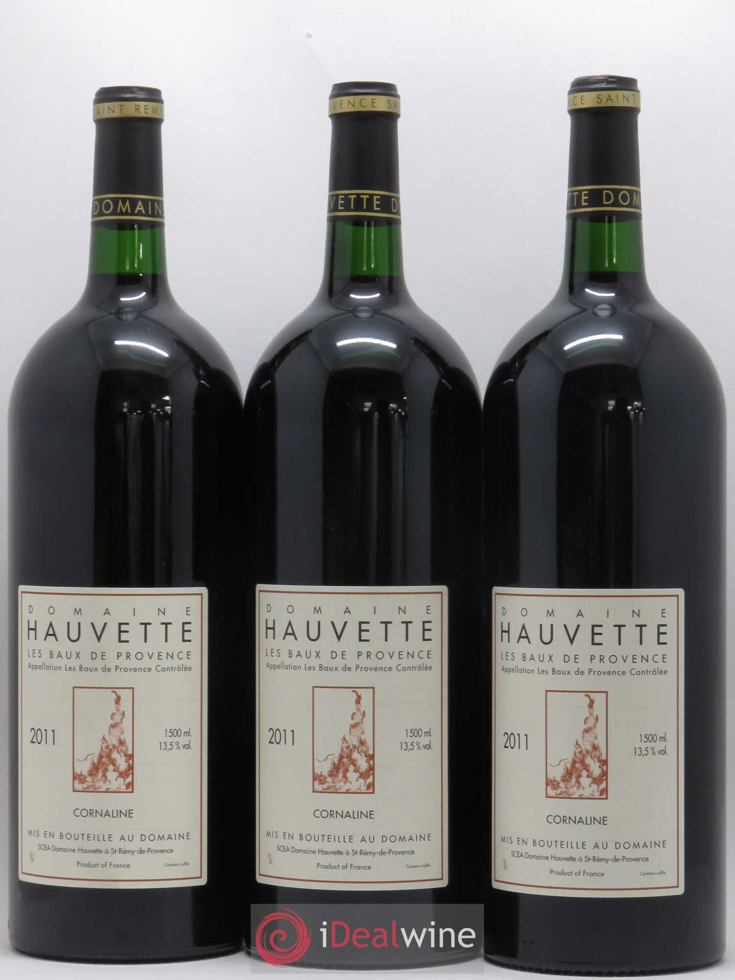 Baux de Provence Cornaline Hauvette (Domaine) 2011 - Lot de 3 magnums - 0