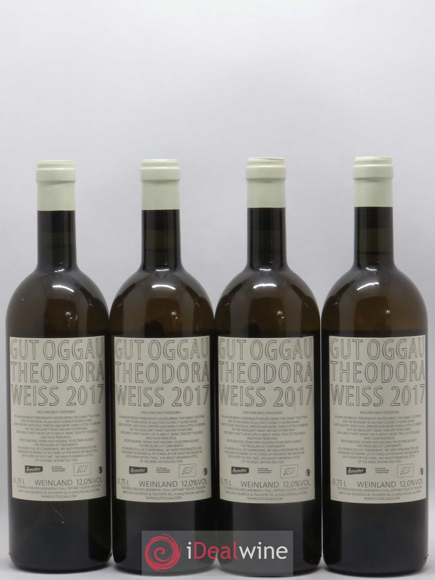 Burgenland Theodora Gut Oggau 2017 - Lot de 4 bouteilles - 1
