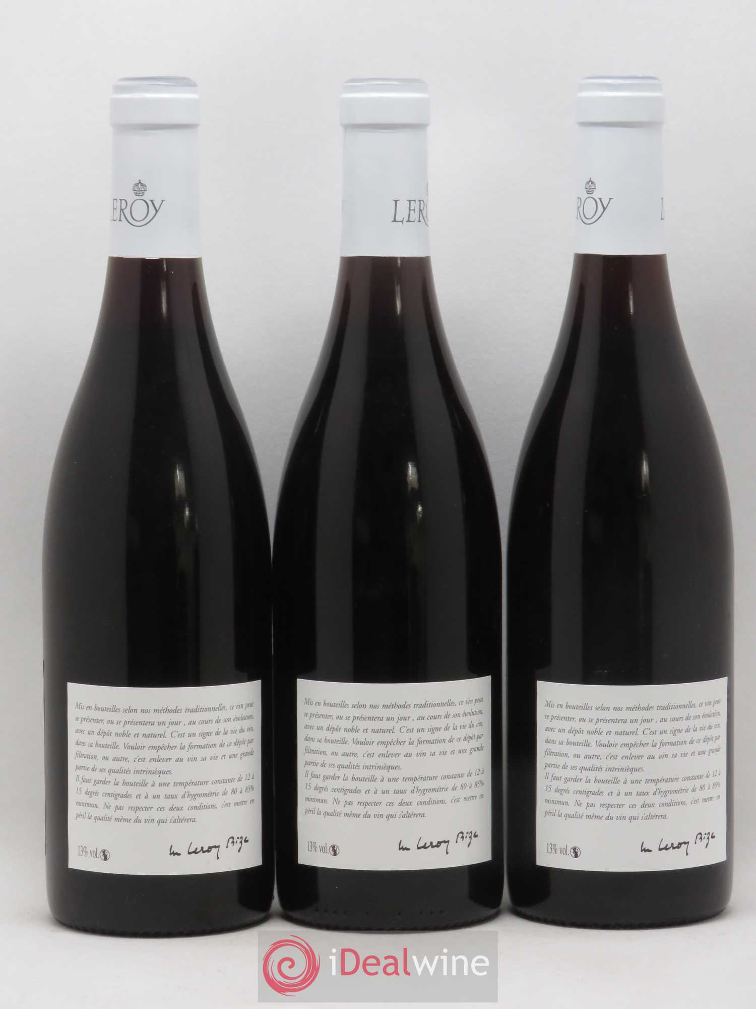 Beaune 1er Cru Pertuisots Leroy 2000 - Posten von 3 Flaschen - 1