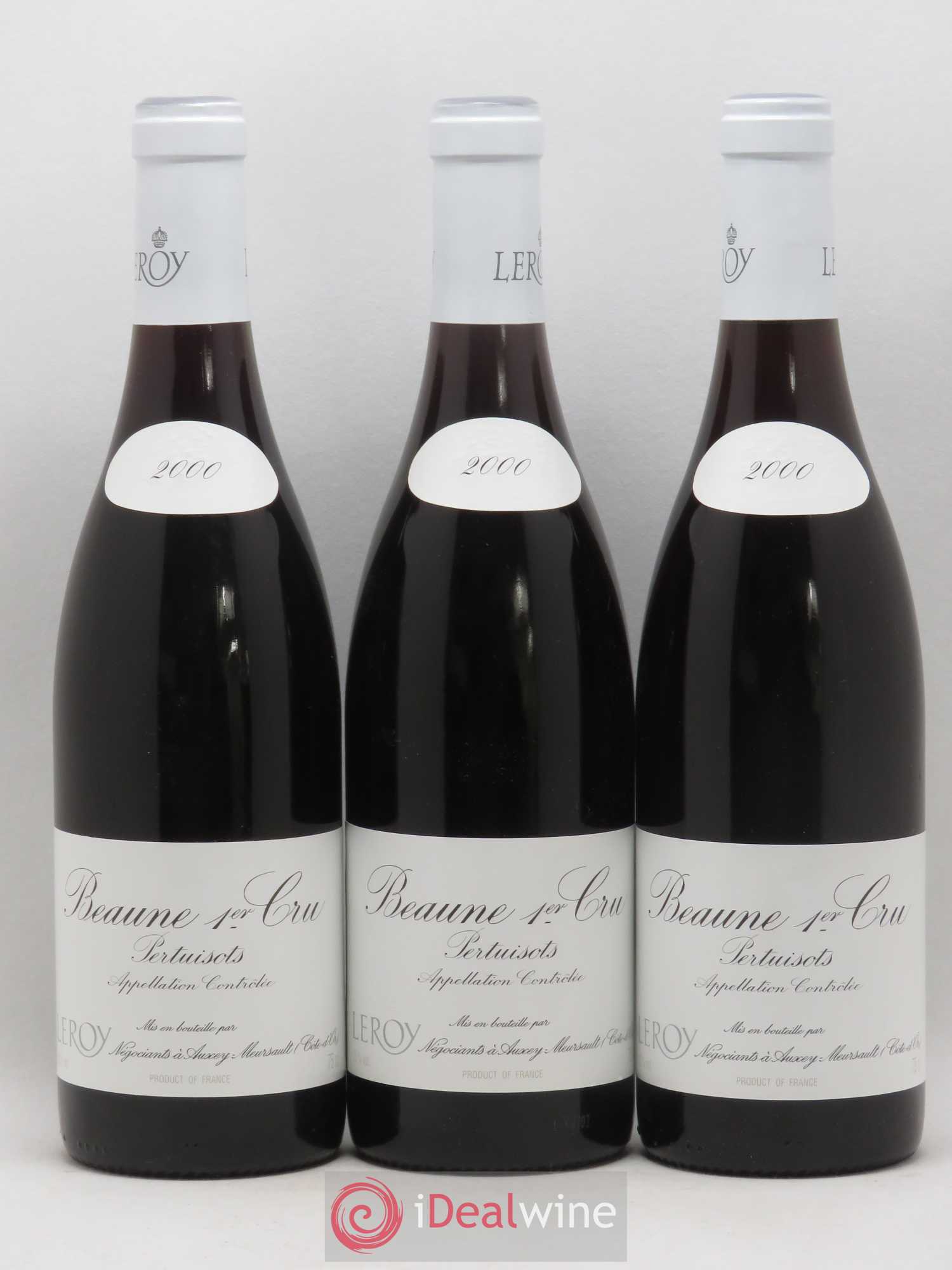 Beaune 1er Cru Pertuisots Leroy 2000 - Posten von 3 Flaschen - 0