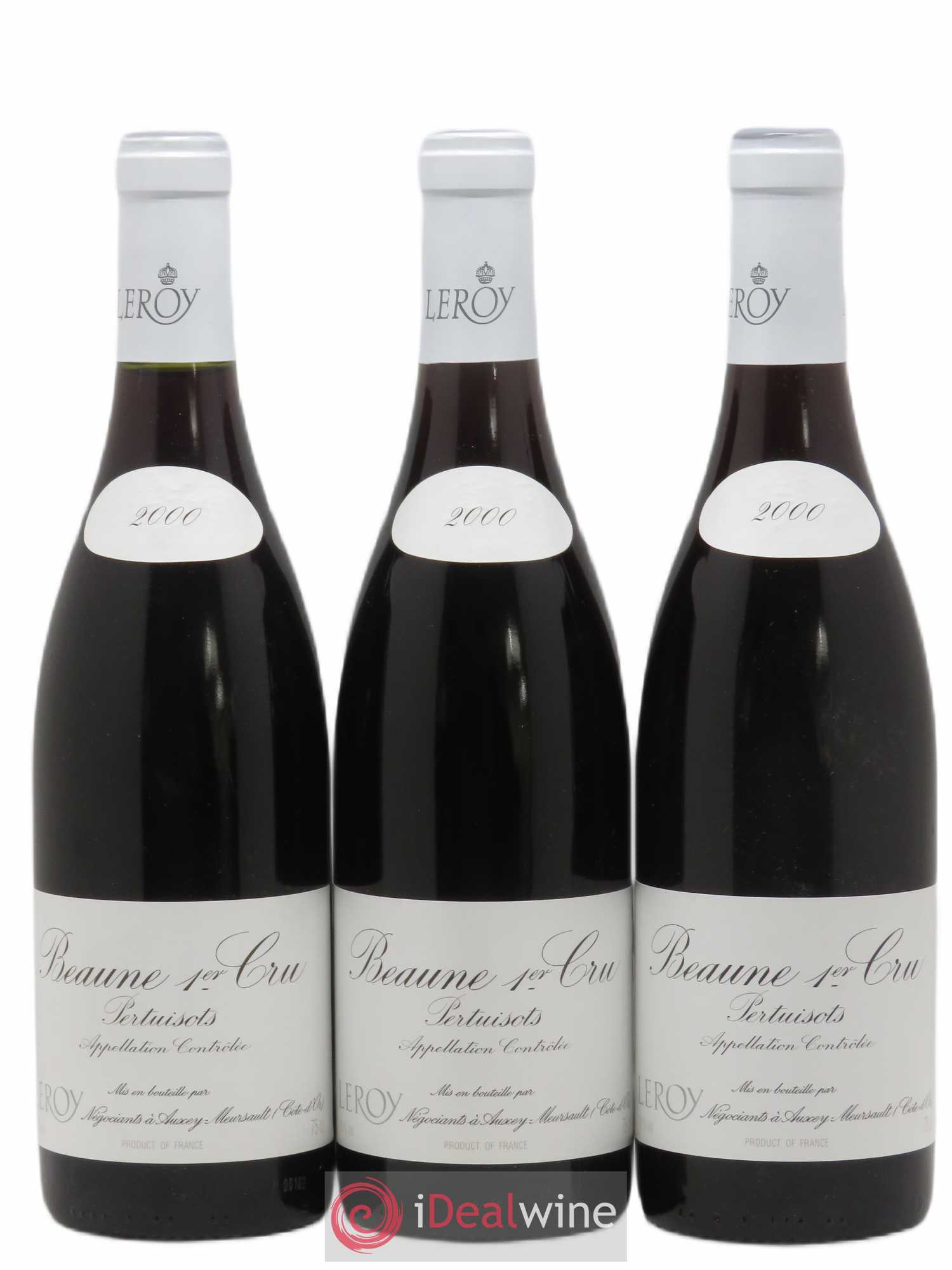 Beaune 1er Cru Pertuisots Leroy 2000 - Posten von 3 Flaschen - 0