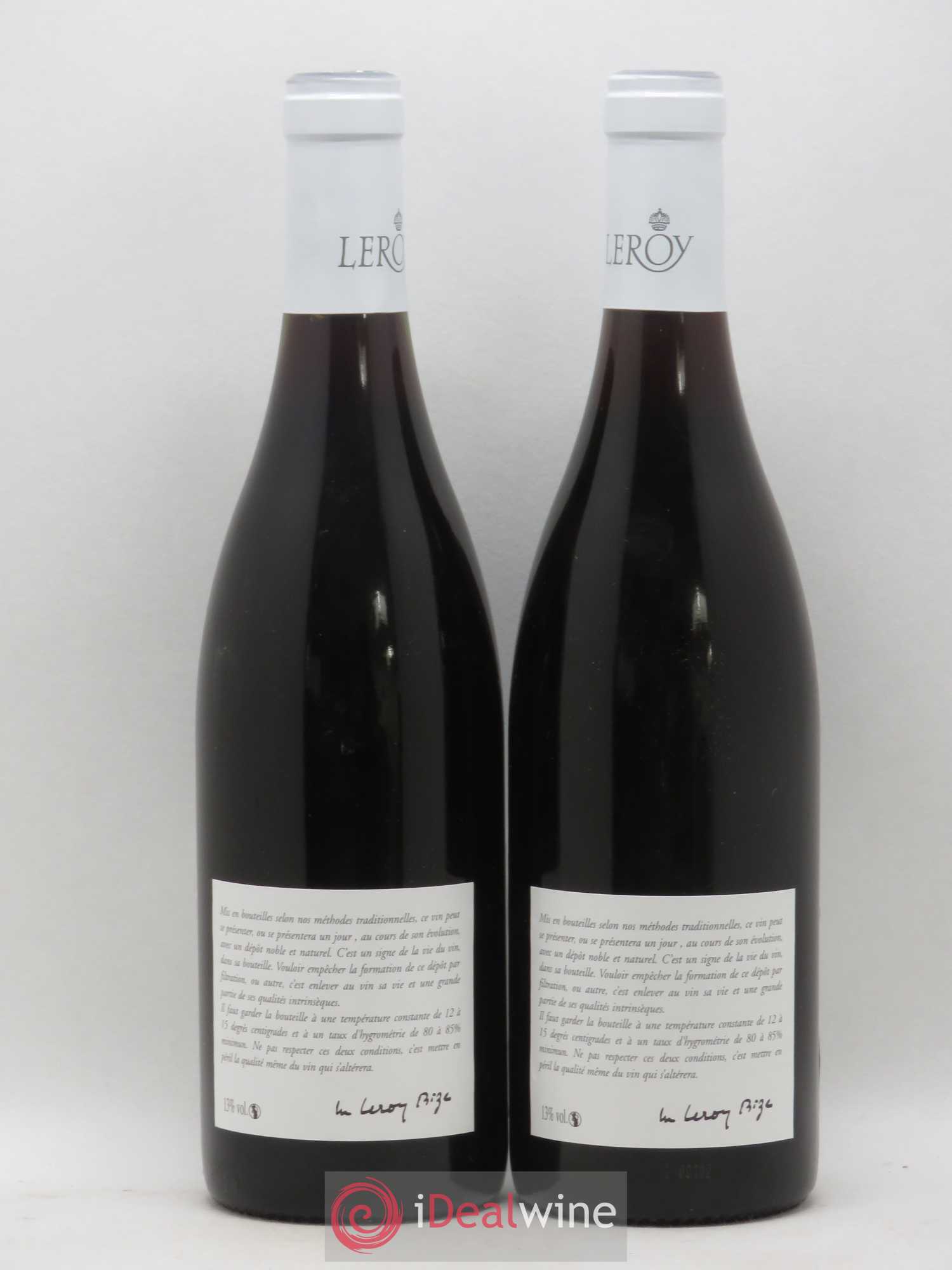 Beaune 1er Cru Pertuisots Leroy 2000 - Lot de 2 bouteilles - 1