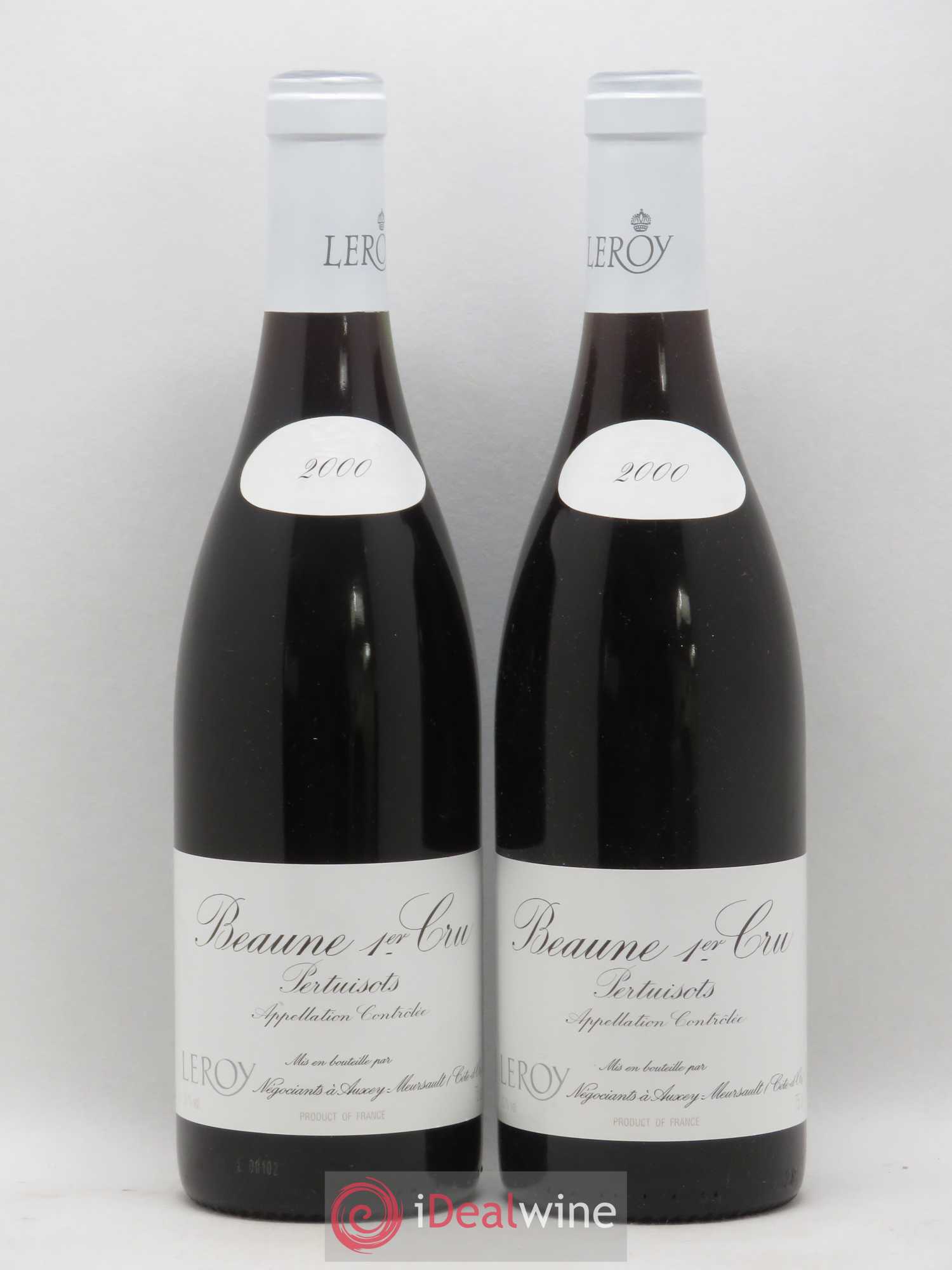 Beaune 1er Cru Pertuisots Leroy 2000 - Lot de 2 bouteilles - 0