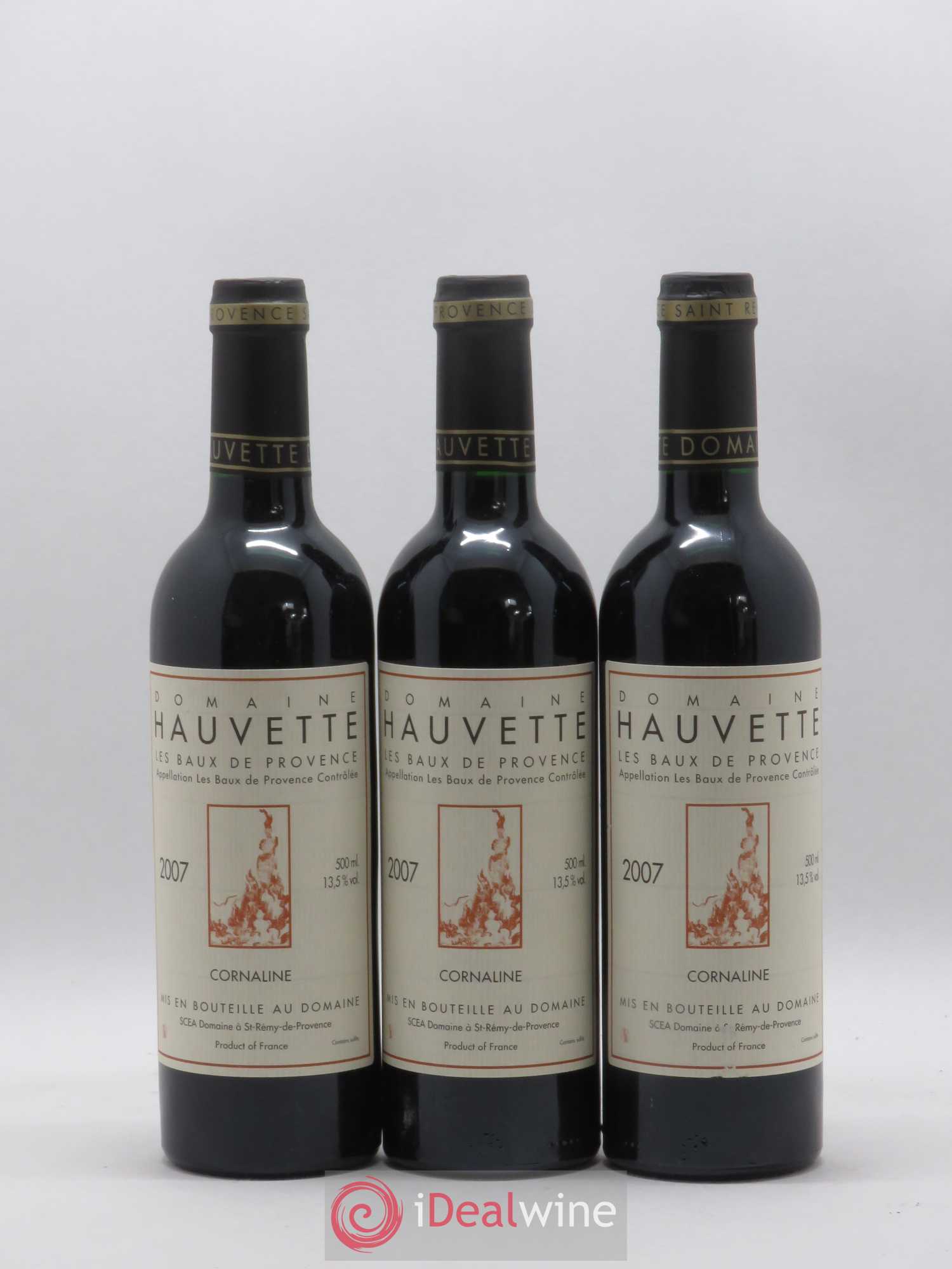 Baux de Provence Cornaline Hauvette (Domaine) 2007 - Lot de 6 demi bouteilles - 2