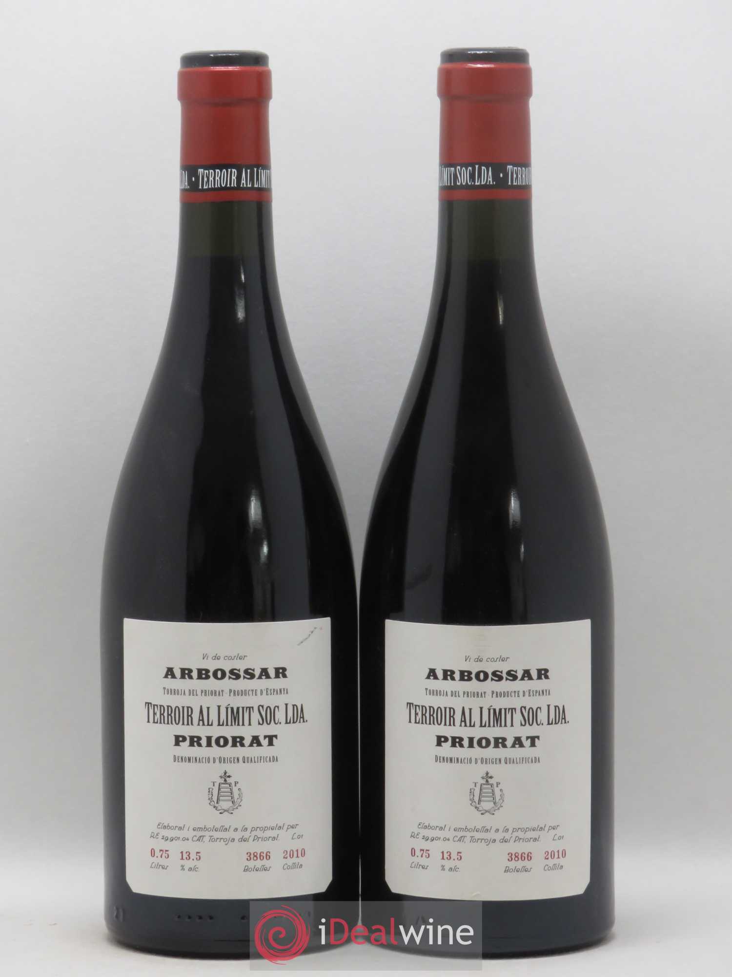 Priorat Terroir Al Limit Arbossar Dominik Hubert 2010 - Lot de 2 bouteilles - 0