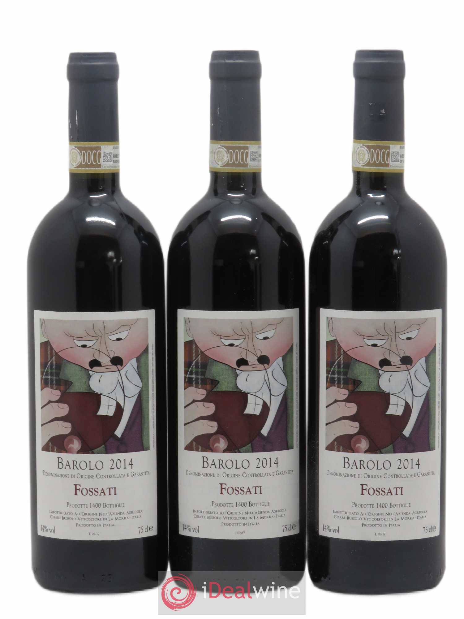 Barolo Fossati Cesare Bussolo 2014 - Posten von 3 Flaschen - 0