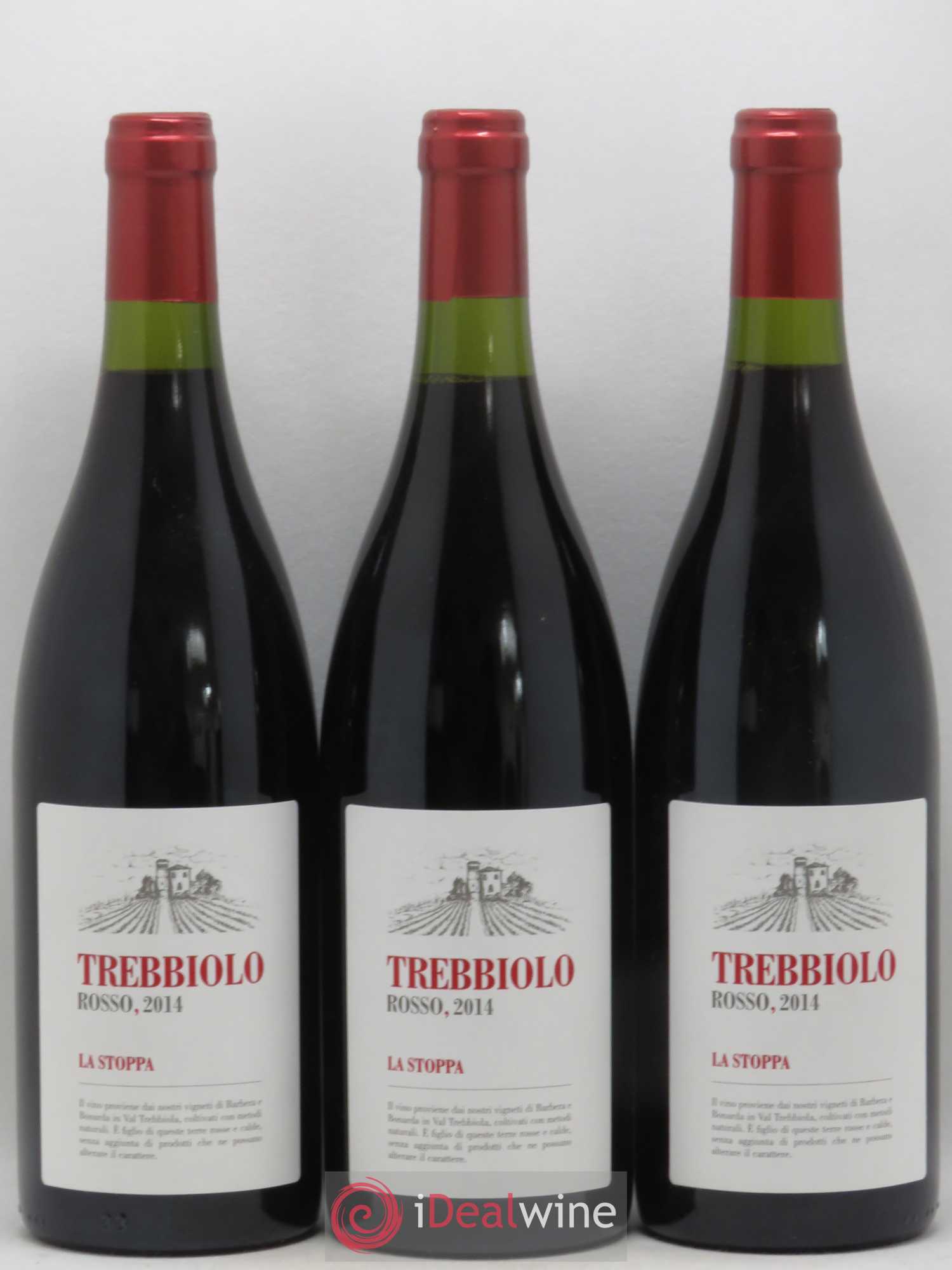 Italie Trebbiolo Rosso Emilia IGT La Stoppa 2014 - Posten von 6 Flaschen - 1