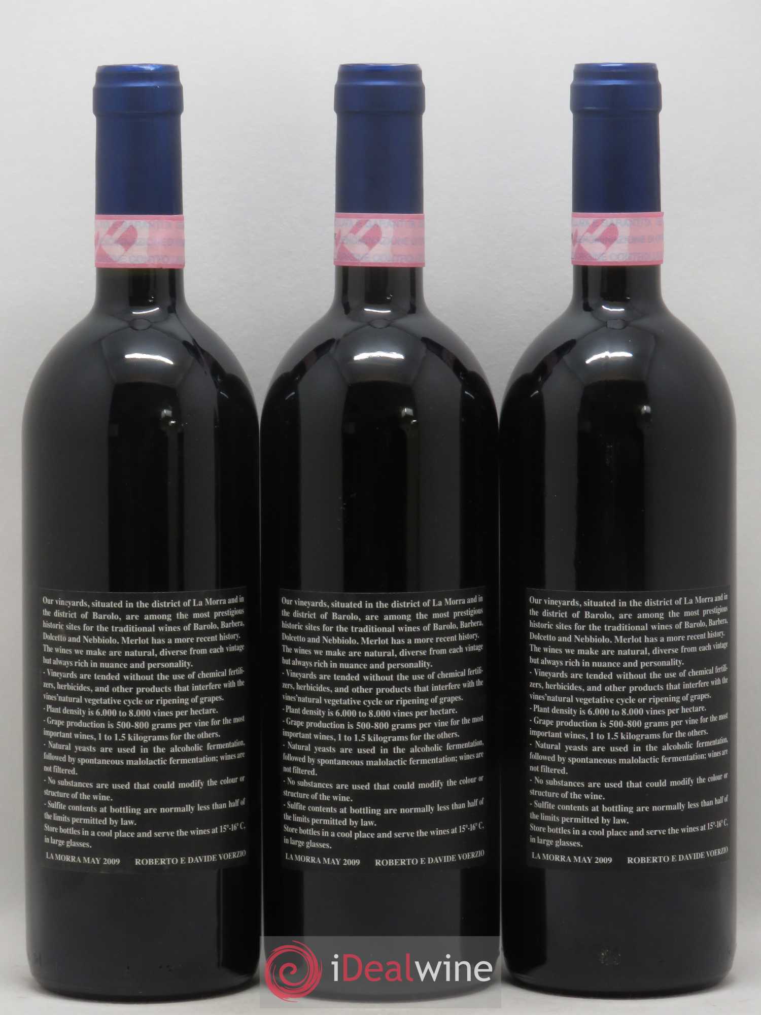 Barolo Fossati Case Nere Riserva 10 anni R. Voerzio 2005 - Lot de 3 bouteilles - 1