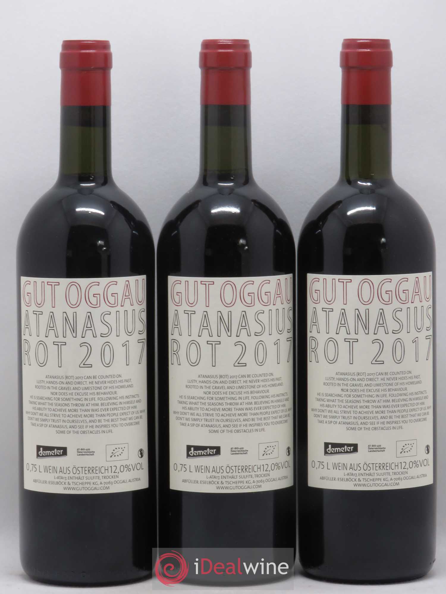Burgenland Atanasius Gut Oggau 2017 - Lot de 6 bouteilles - 2