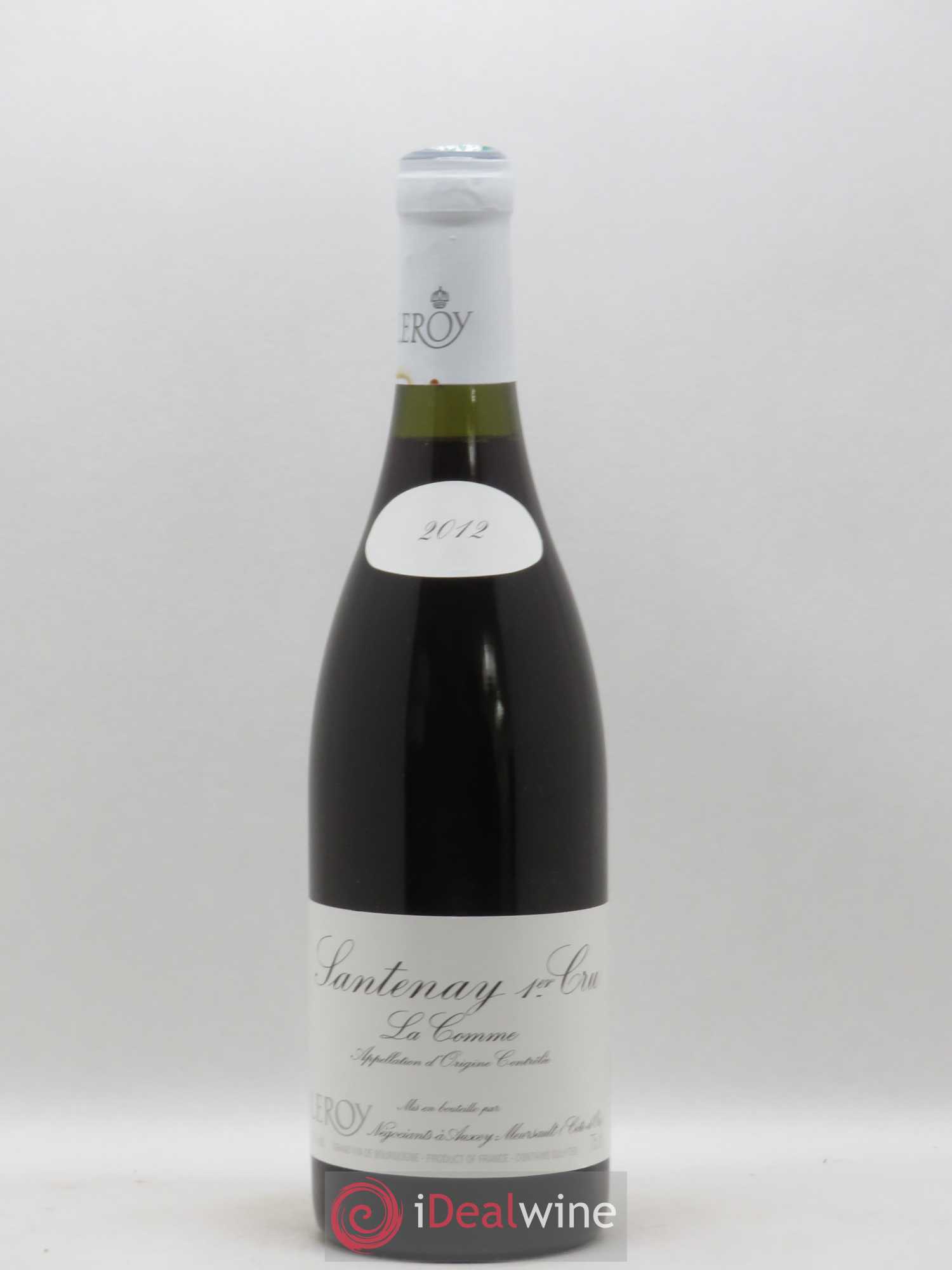 Santenay 1er Cru La Comme Leroy SA 2012 - Lot de 1 bouteille - 0