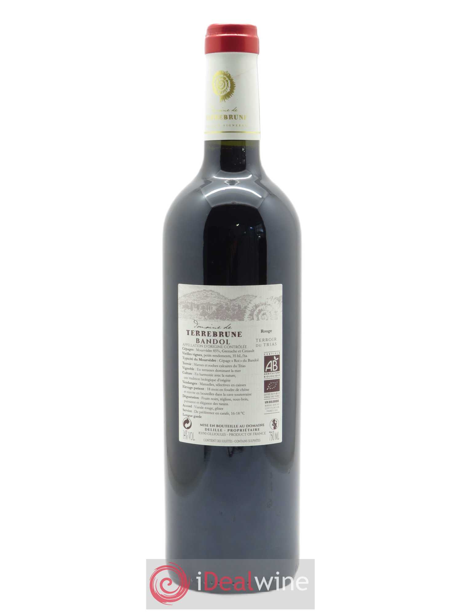 Bandol Terrebrune (Domaine de) 2017 - Lot de 1 bouteille - 1