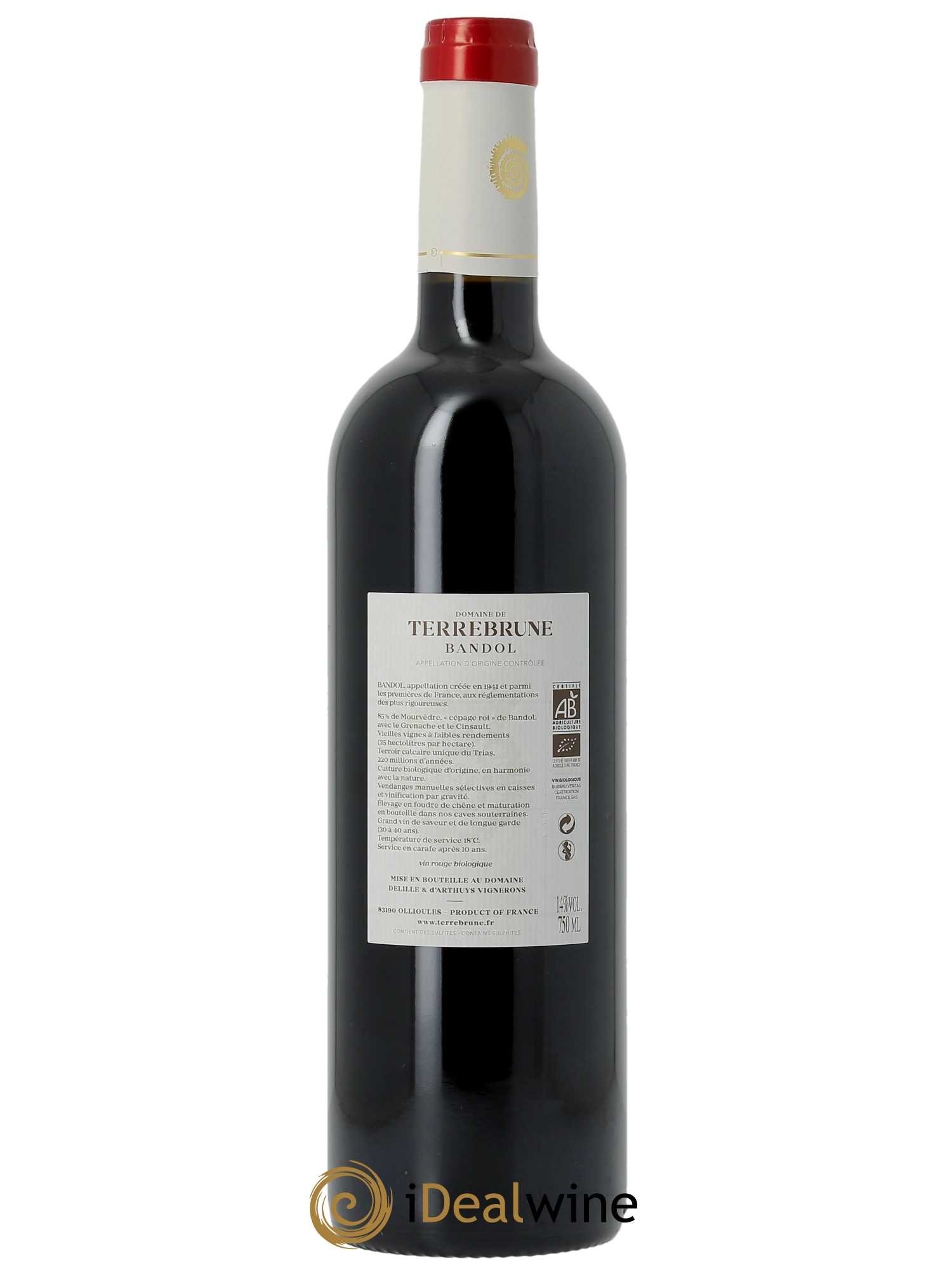 Bandol Terrebrune (Domaine de) 2019 - Lot of 1 bottle - 1