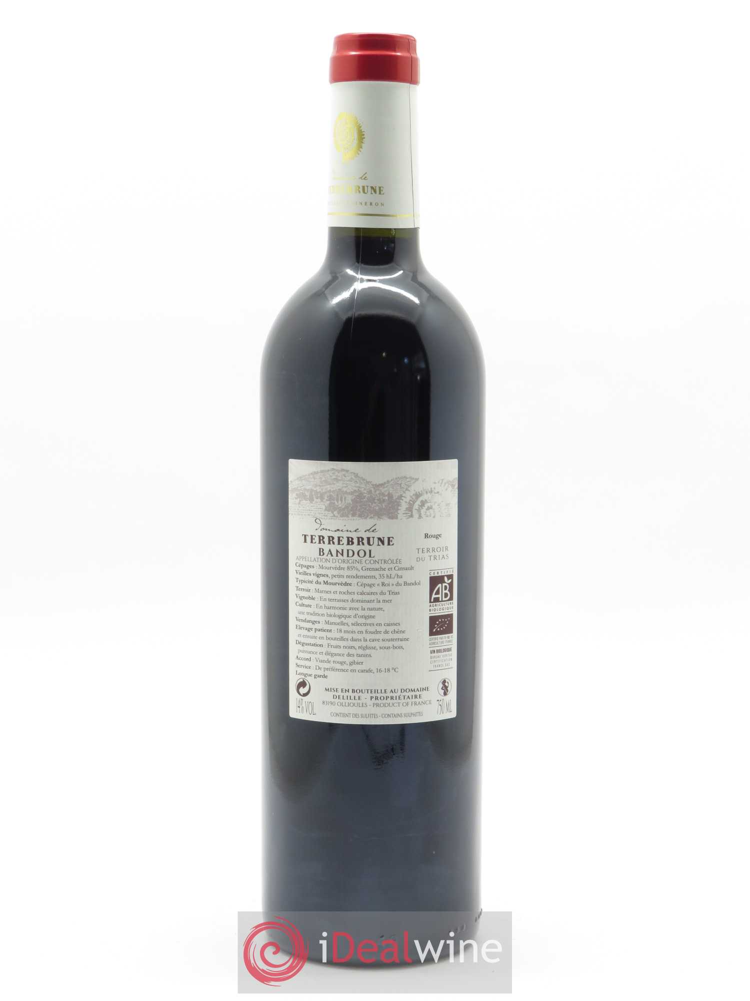 Bandol Terrebrune (Domaine de) 2014 - Lot de 1 bouteille - 1
