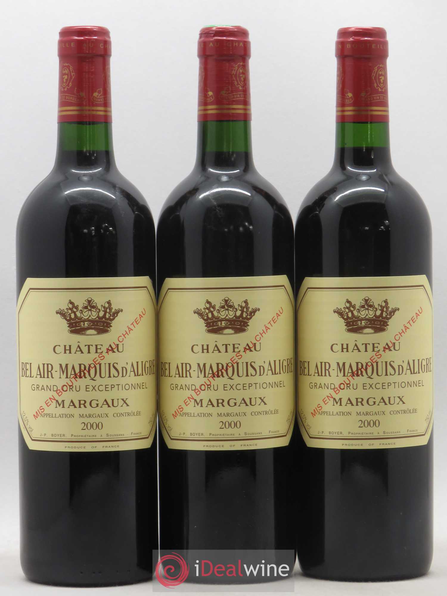 Château Bel Air Marquis d'Aligre 2000 - Lot de 12 bouteilles - 3