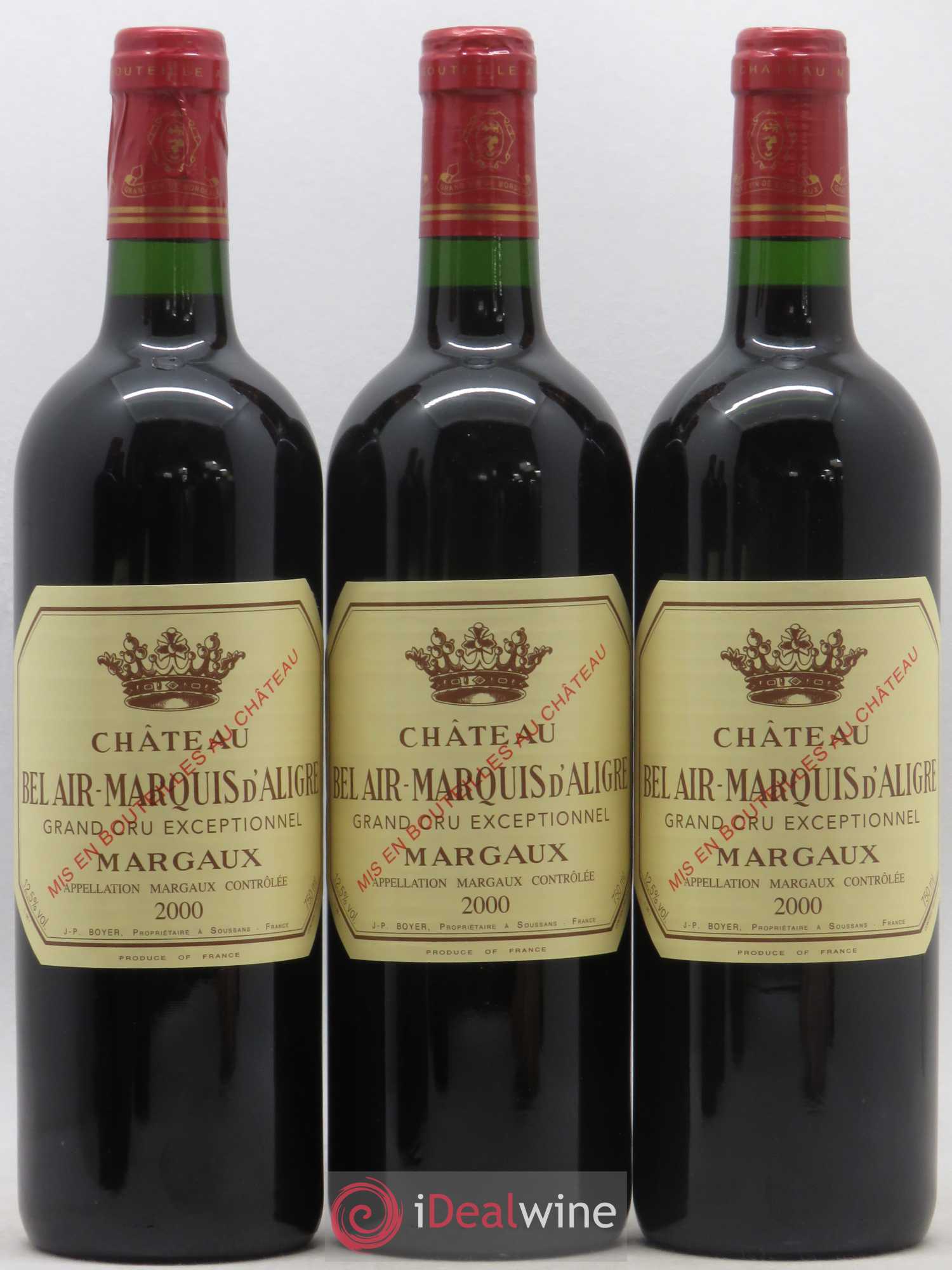 Château Bel Air Marquis d'Aligre 2000 - Lot de 6 bouteilles - 2