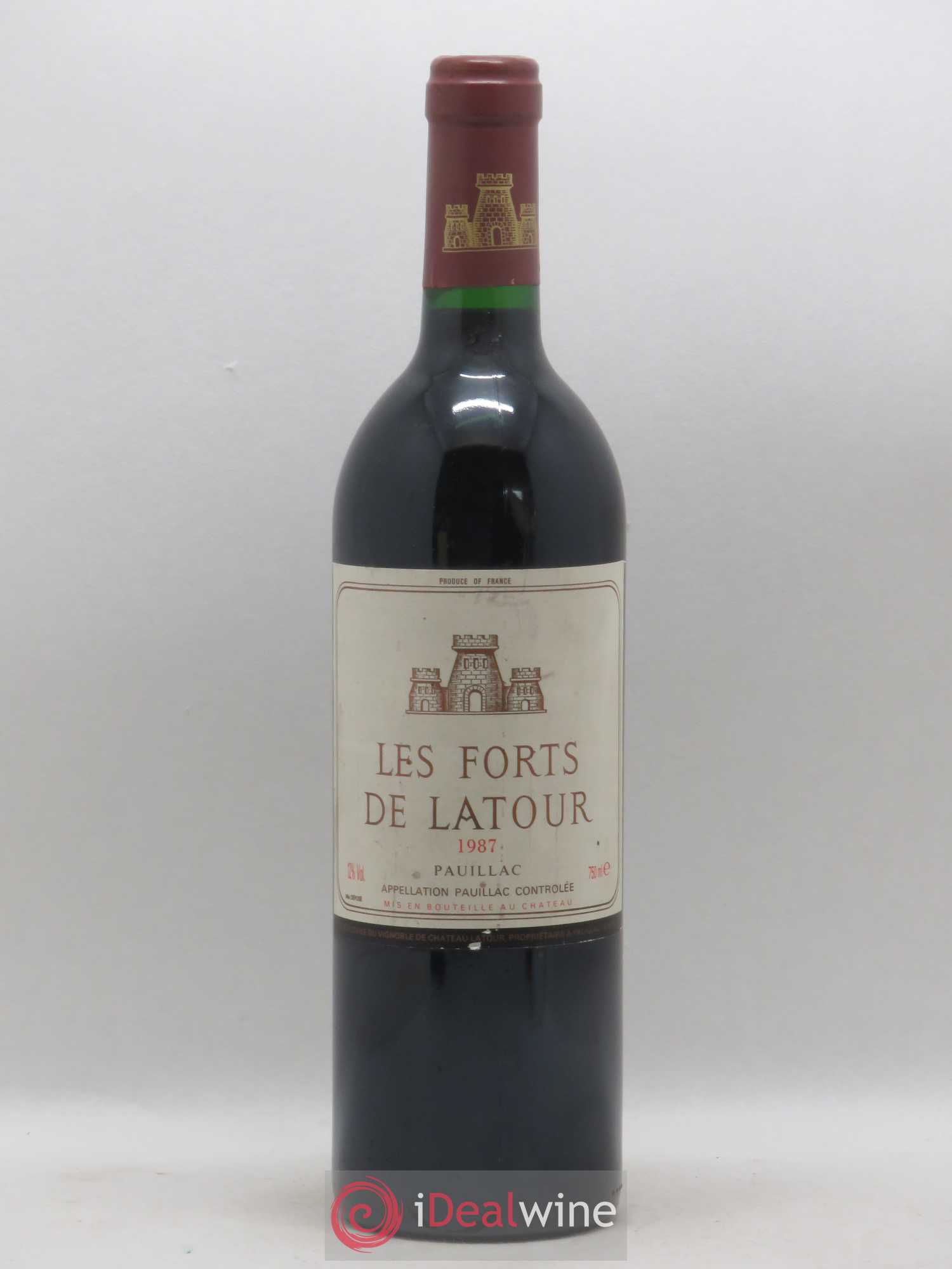 Les Forts de Latour Second Vin 1987 - Lot de 1 bouteille - 0