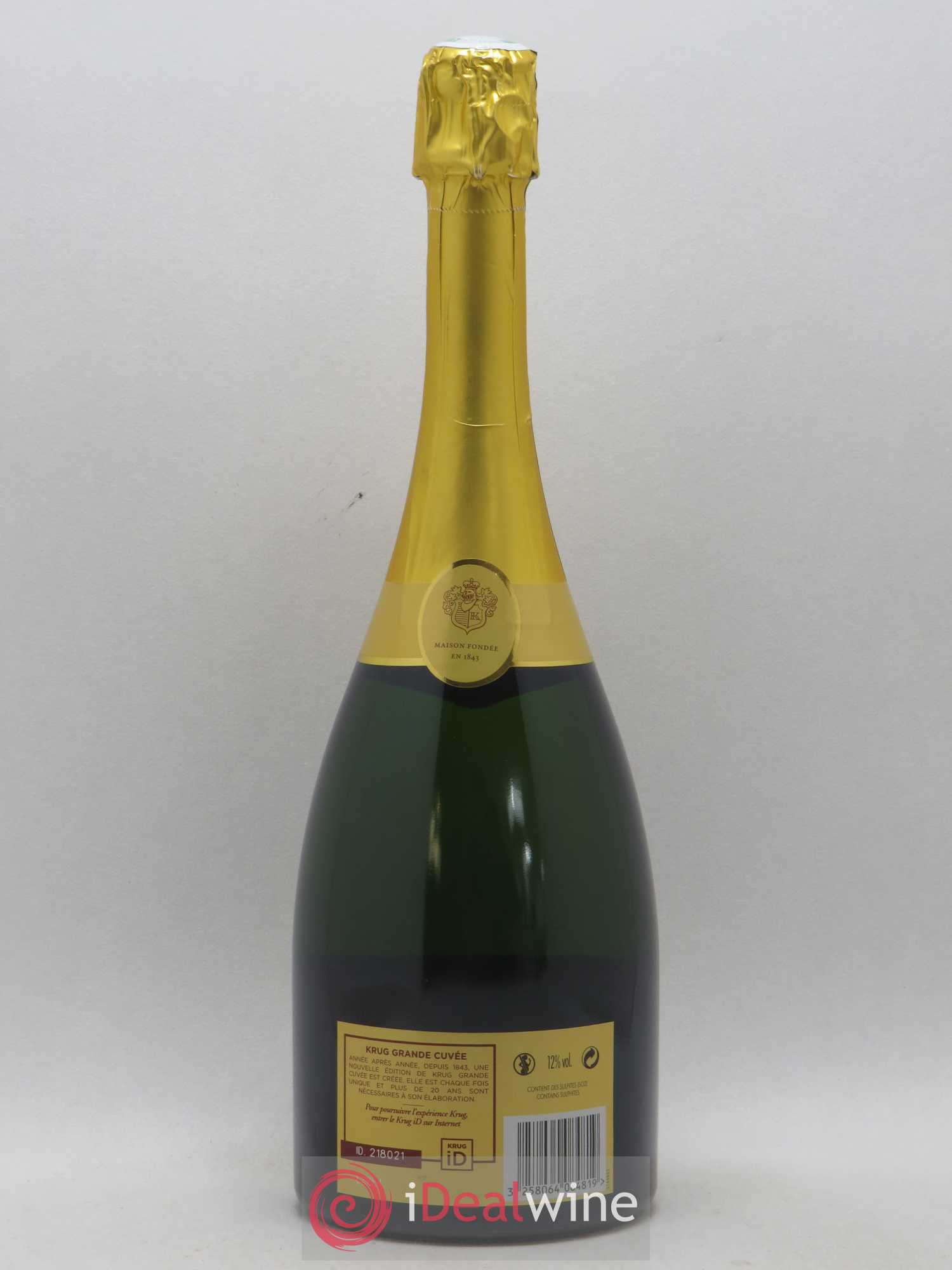 Grande Cuvée - 167ème édition Krug - Lot de 1 bouteille - 1