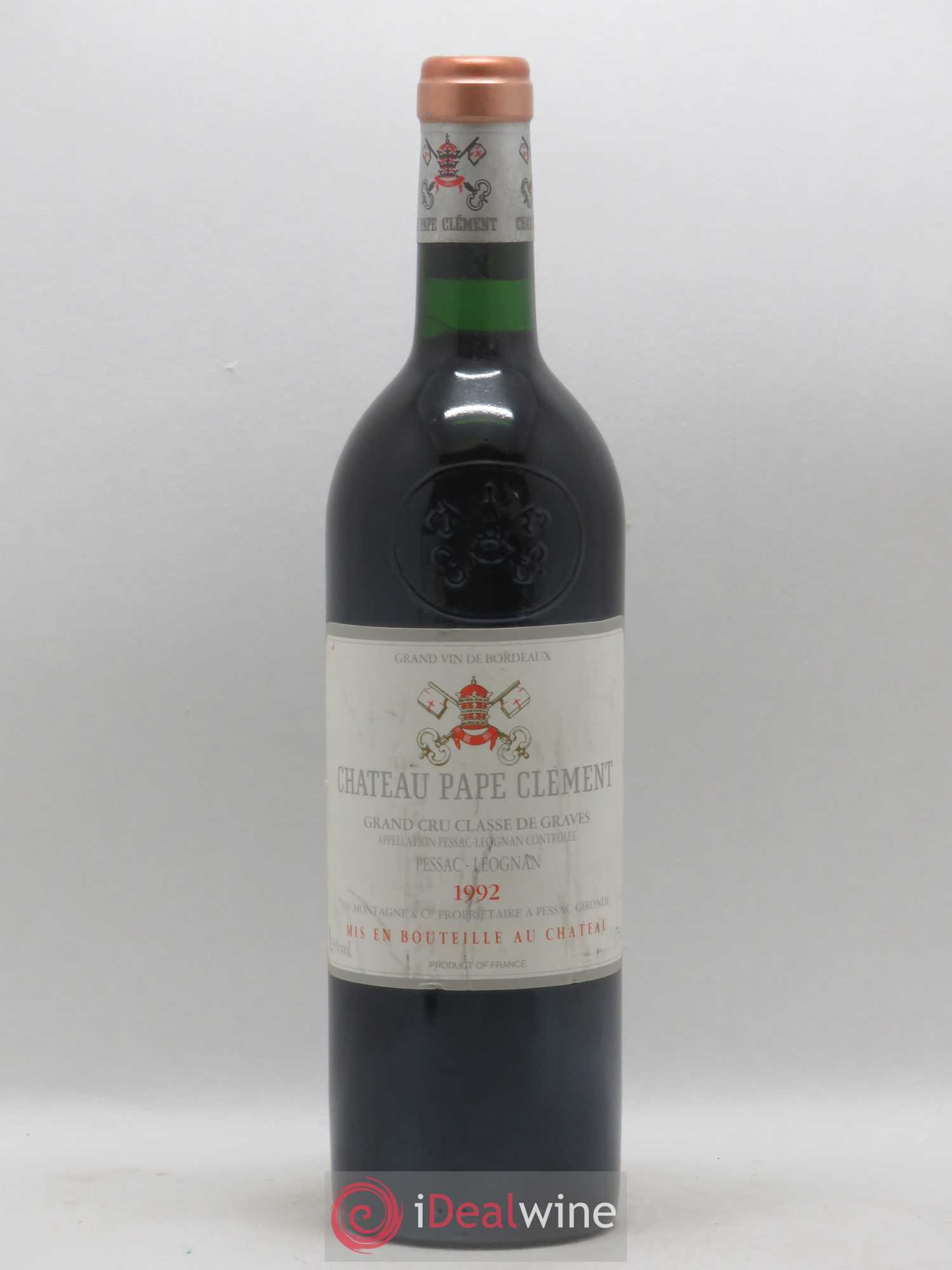 Château Pape Clément Cru Classé de Graves 1992 - Lot de 1 bouteille - 0