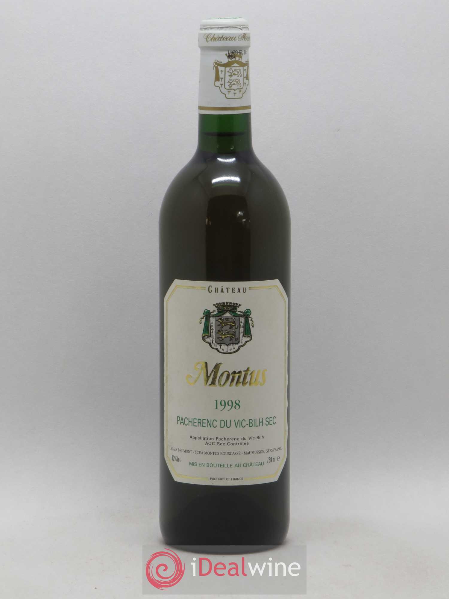 Pacherenc du Vic-Bihl Sec Montus Alain Brumont 1998 - Posten von 1 Flasche - 0