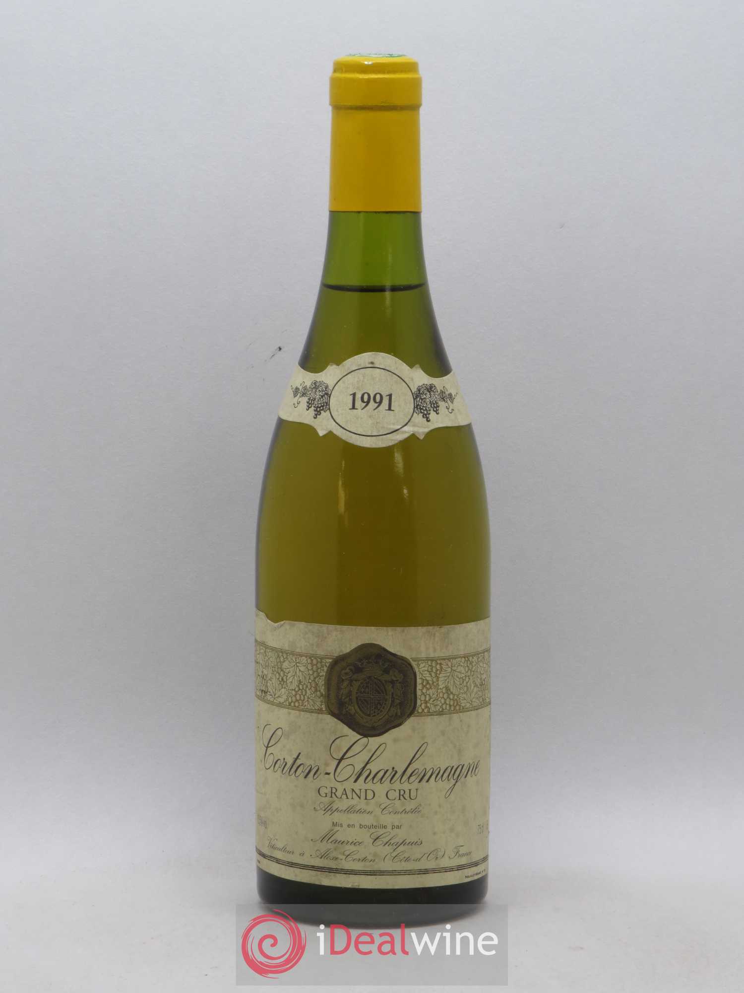 Corton-Charlemagne Grand Cru Maurice Chapuis 1991 - Posten von 1 Flasche - 0