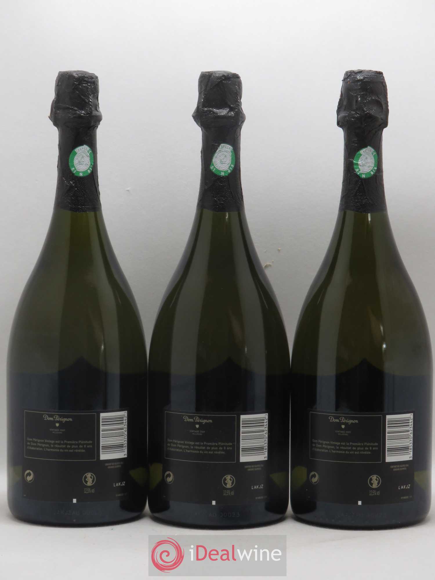 Brut Dom Pérignon 2009 - Lot de 3 bouteilles - 1