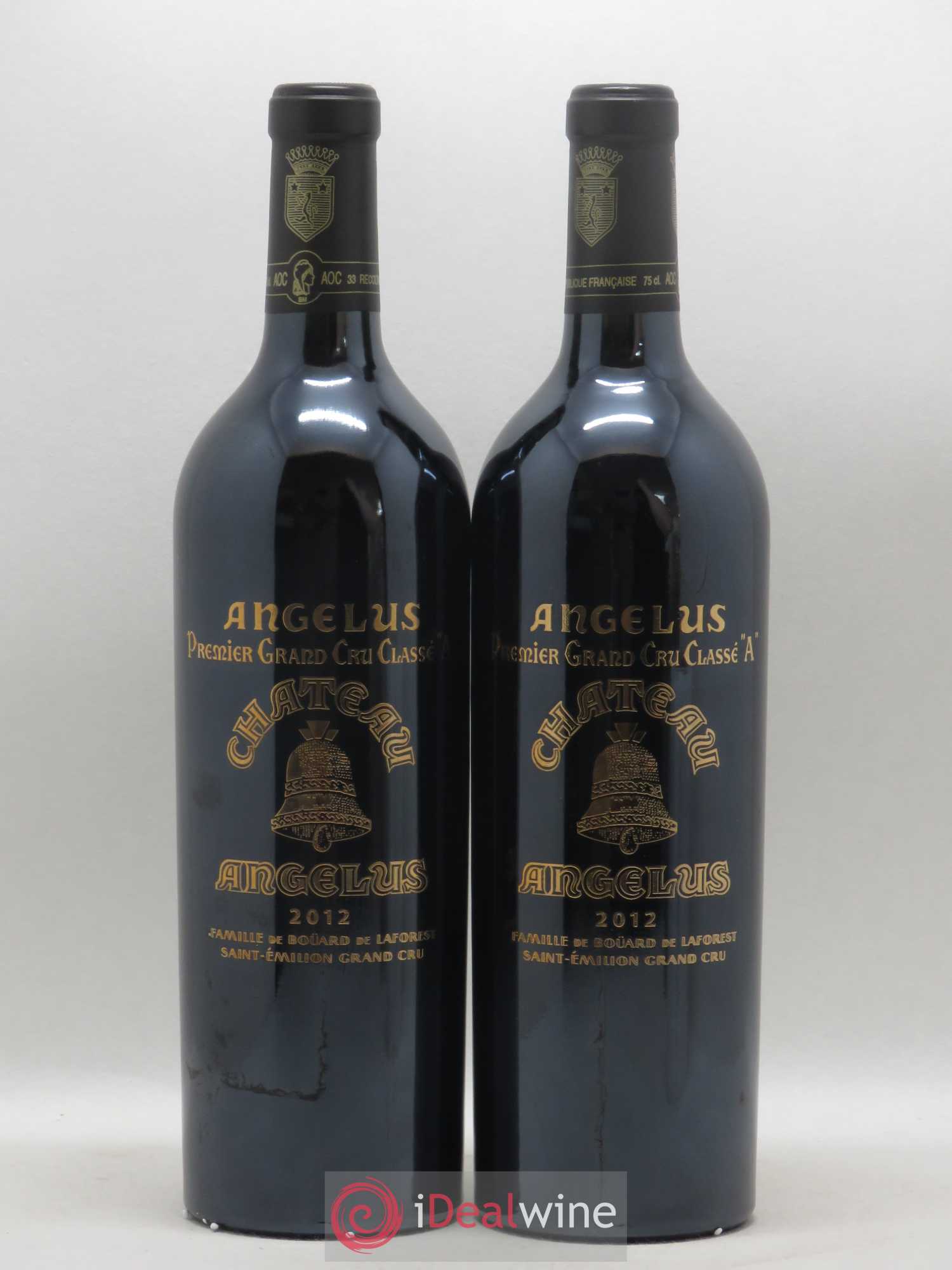 Château Angélus 1er Grand Cru Classé A 2012 - Lot de 2 bouteilles - 0