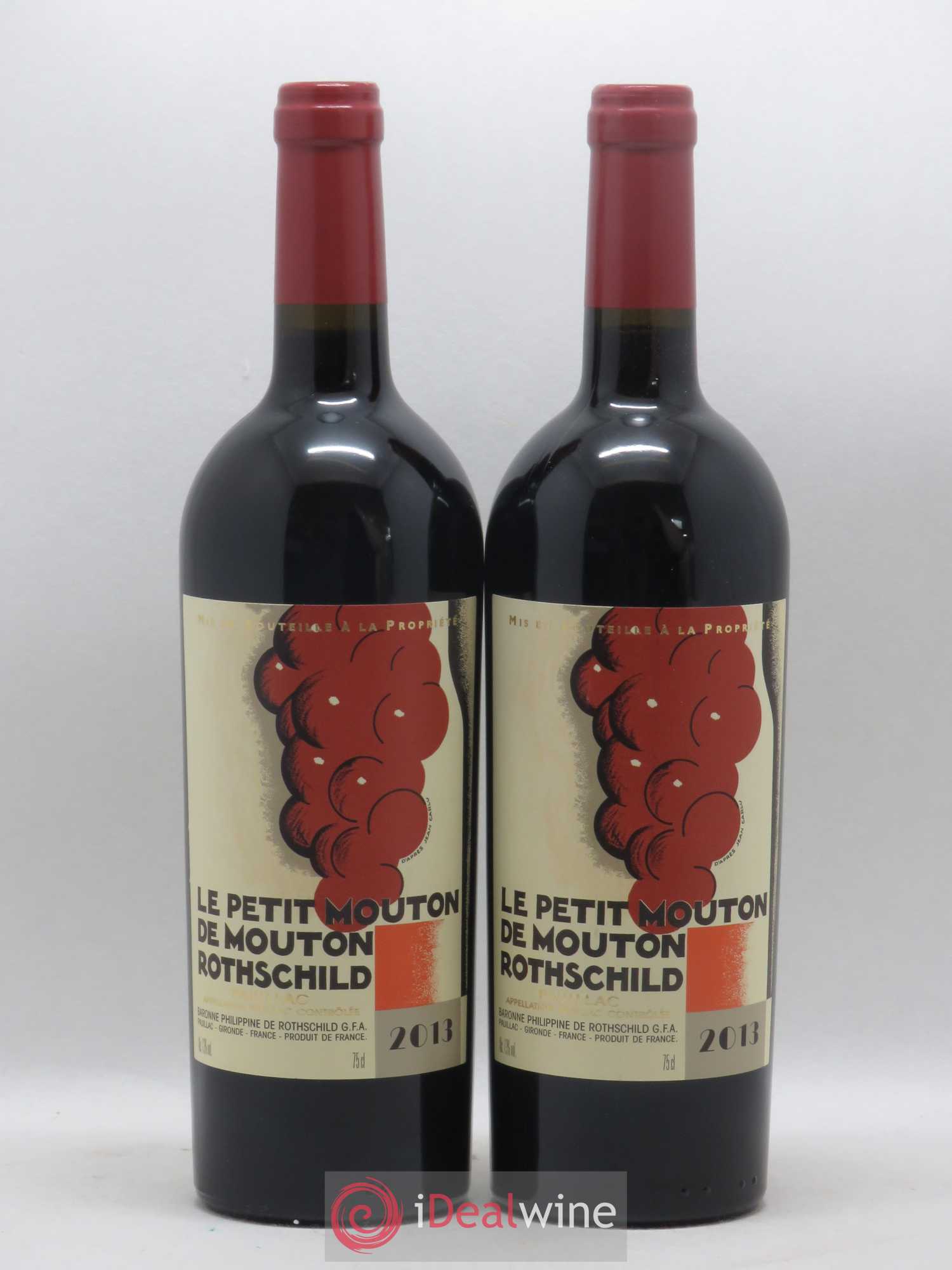 Petit Mouton Second Vin 2013 - Lot de 2 bouteilles - 0