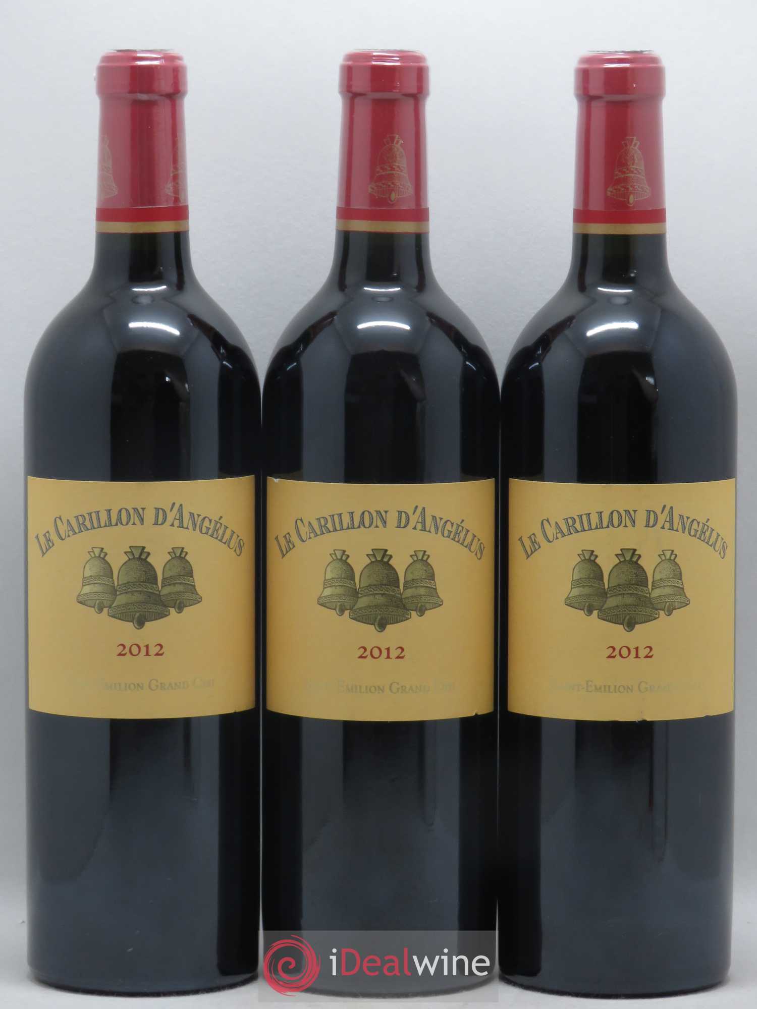 Le Carillon de l'Angélus Second Vin 2012 - Lot de 3 bouteilles - 0