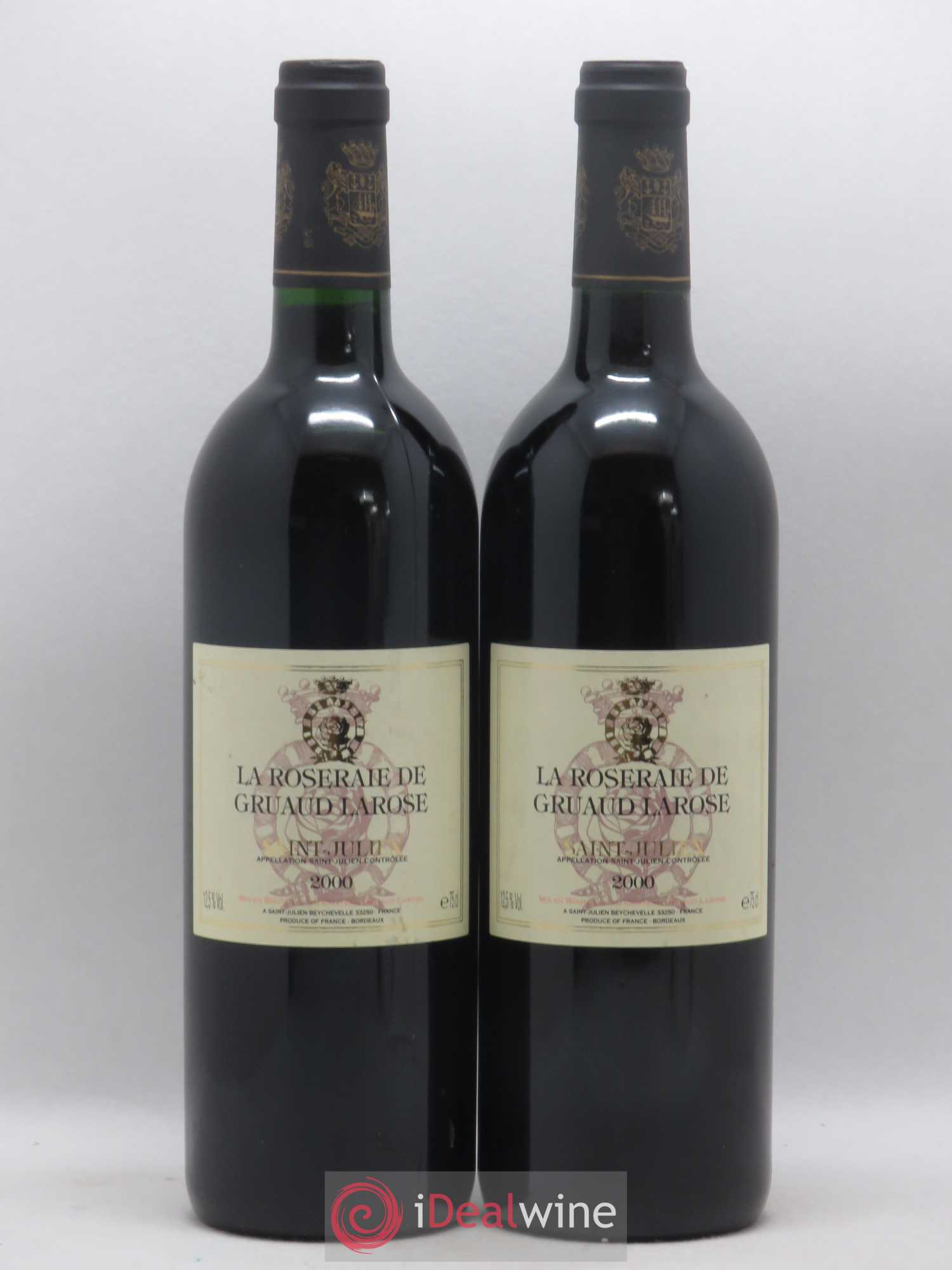 Saint-Julien La Roseraie de Gruaud Larose 2000 - Posten von 2 Flaschen - 0