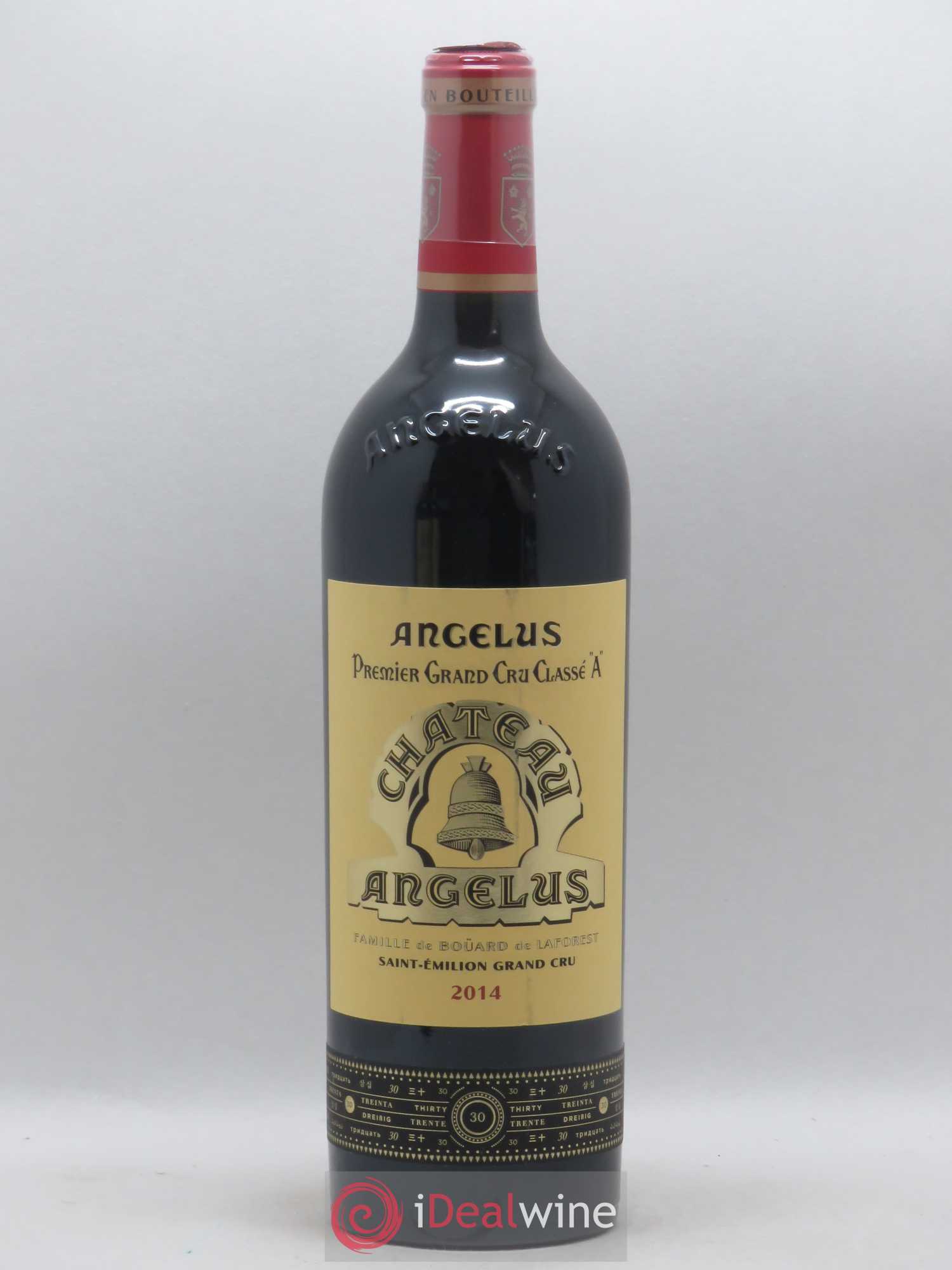 Château Angélus 1er Grand Cru Classé A 2014 - Lot de 1 bouteille - 0