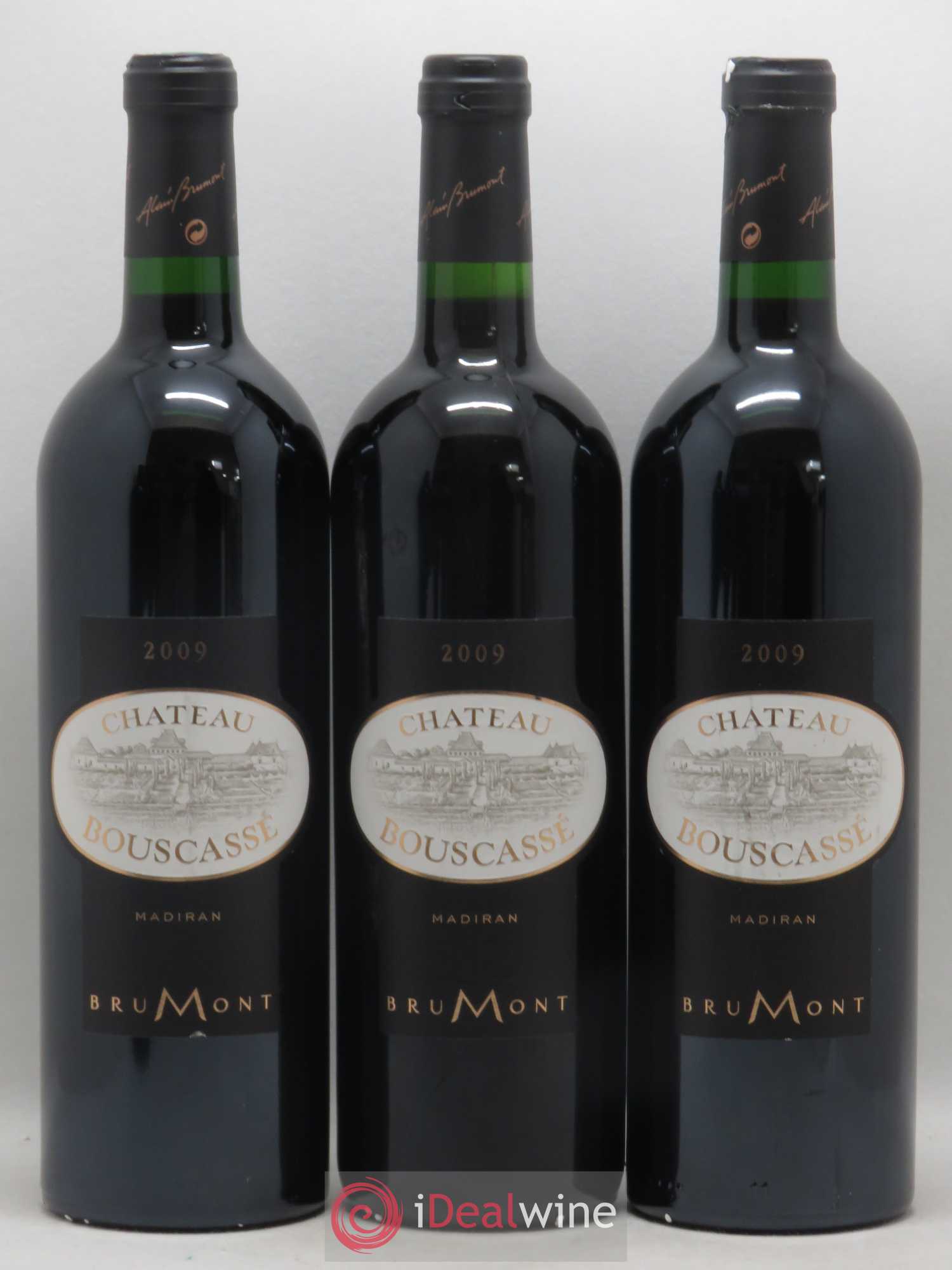 Madiran Château Bouscassé Alain Brumont 2009 - Lot de 3 bouteilles - 0
