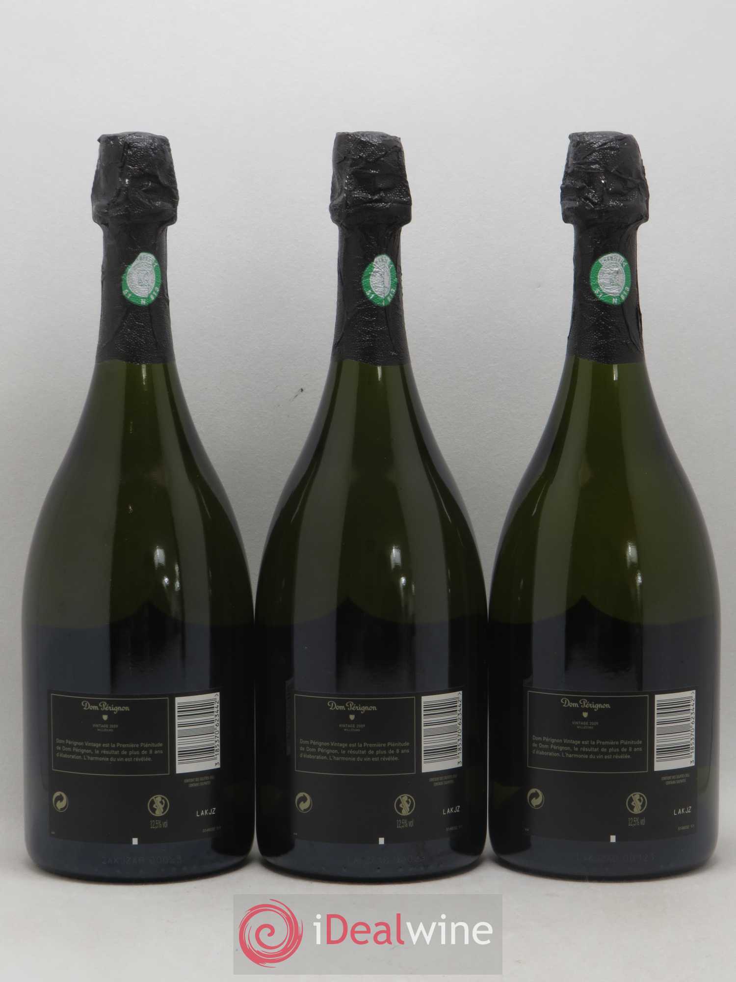 Brut Dom Pérignon 2009 - Lot de 3 bouteilles - 1