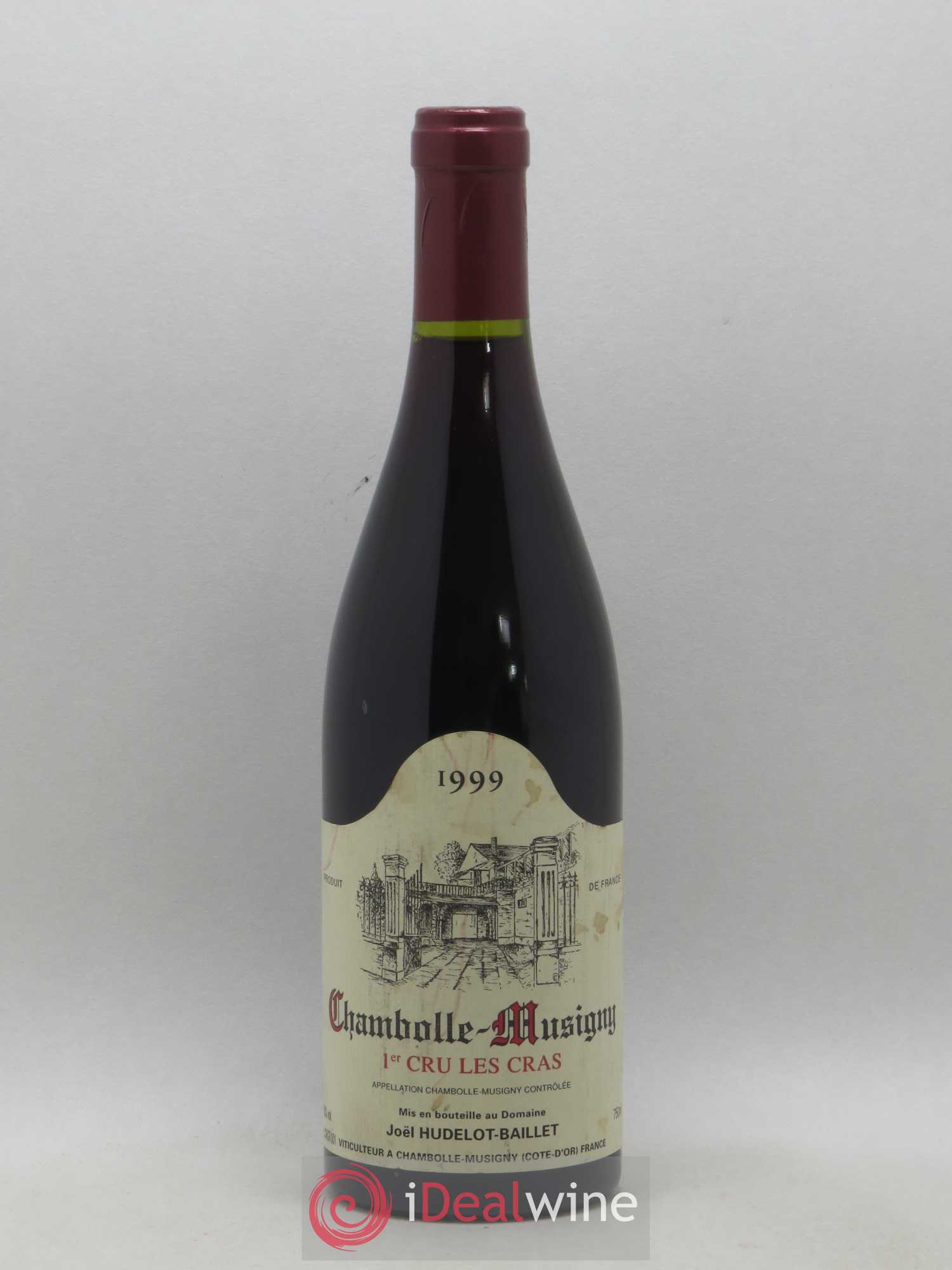 Chambolle-Musigny 1er Cru Les Cras Joel Hudelot Baillet 1999 - Posten von 1 Flasche - 0