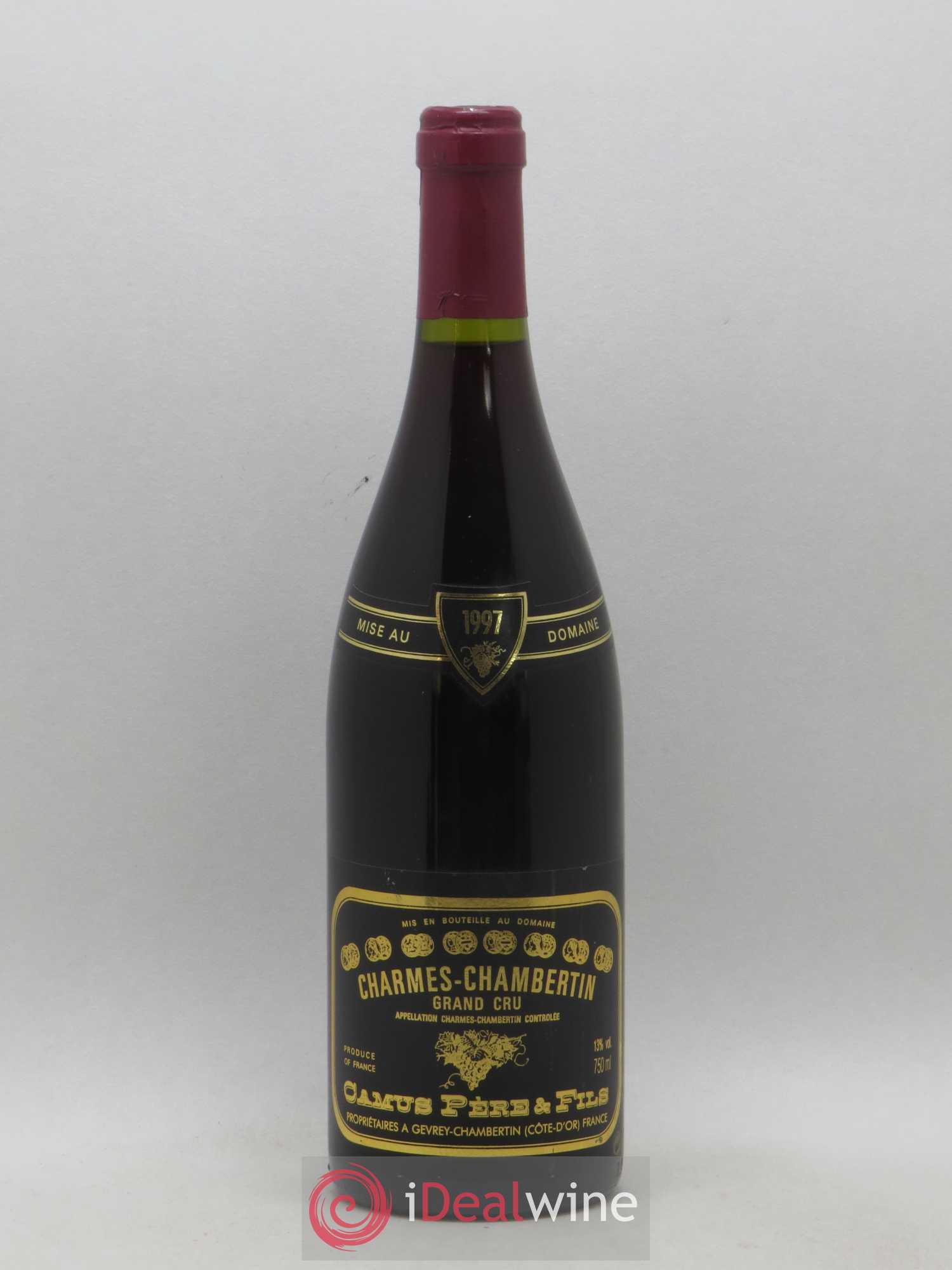 Charmes-Chambertin Grand Cru Camus Père et Fils (Domaine) 1997 - Lot de 1 bouteille - 0
