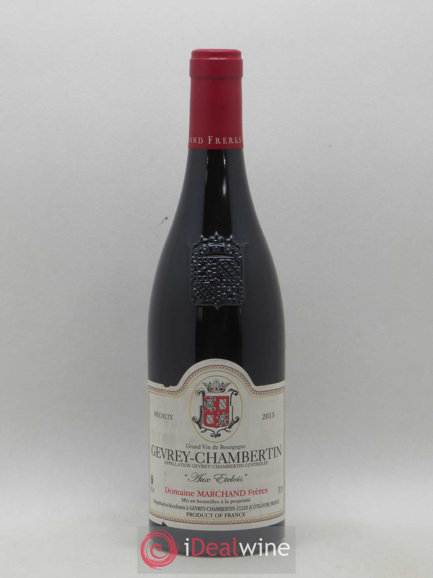 Gevrey-Chambertin Aux Etelois Domaine Marchand Frere 2013 - Posten von 1 Flasche - 0