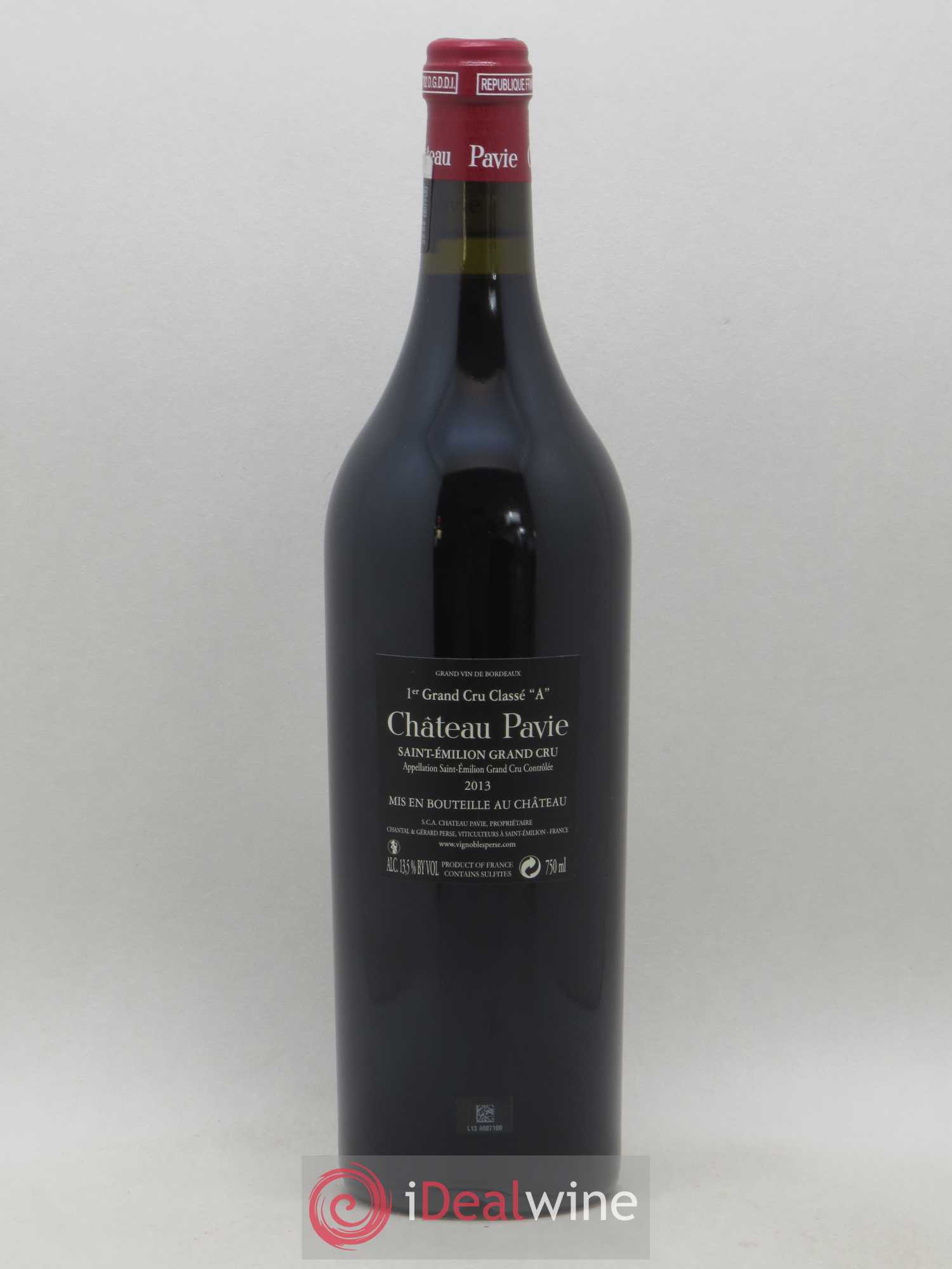 Château Pavie 1er Grand Cru Classé A 2013 - Lot de 1 bouteille - 1
