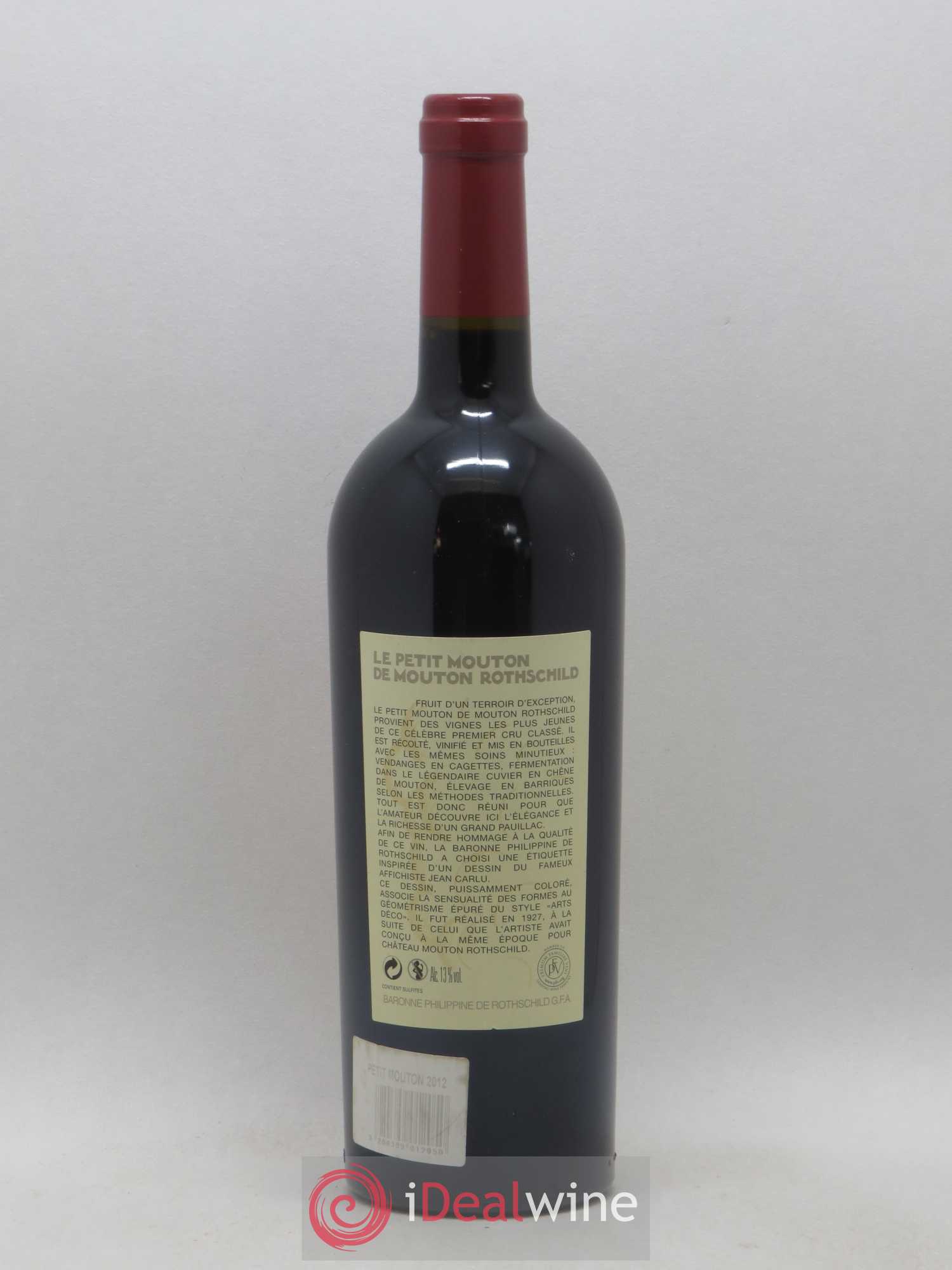 Petit Mouton Second Vin 2012 - Lot de 1 bouteille - 1