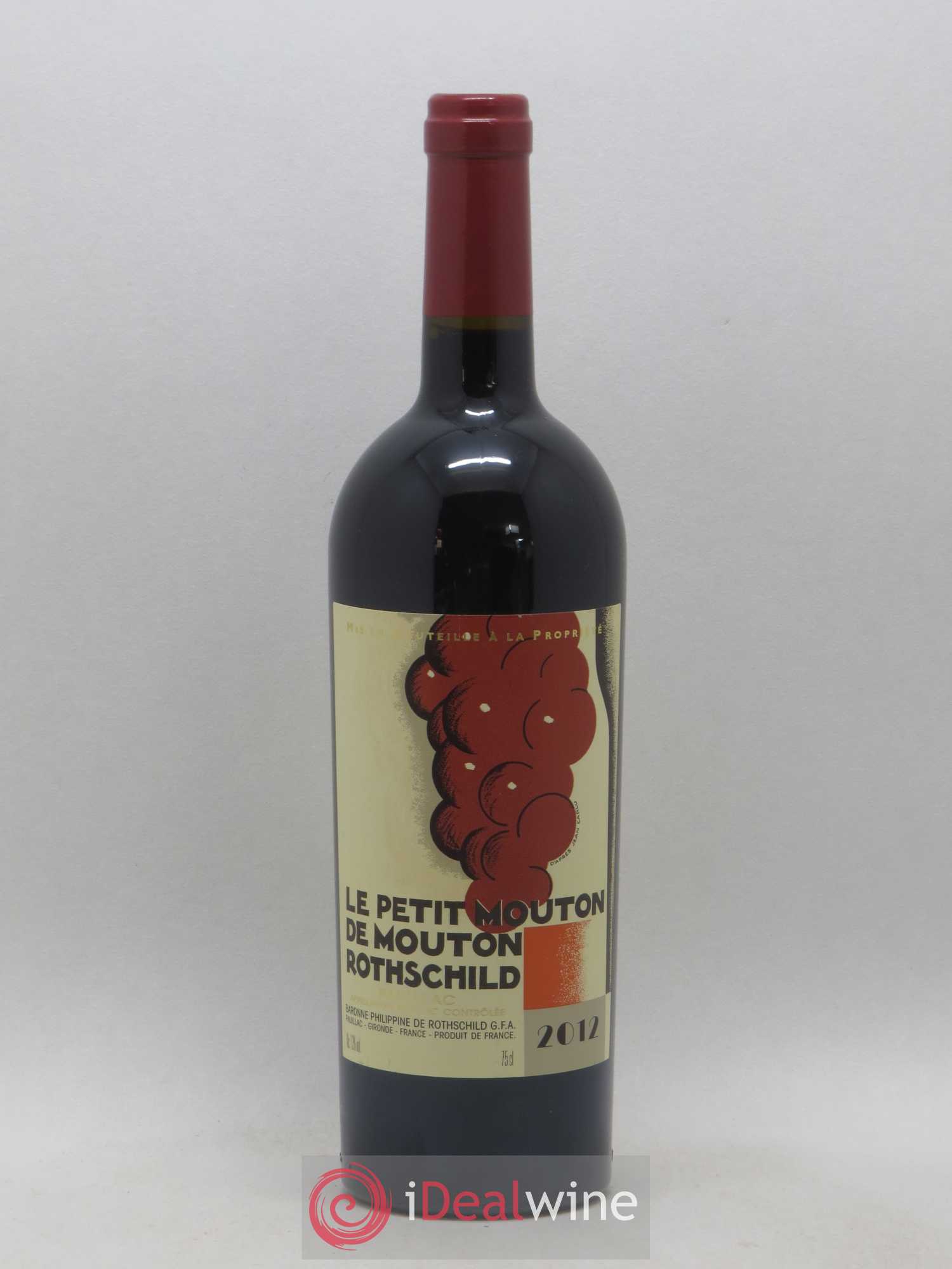 Petit Mouton Second Vin 2012 - Lot de 1 bouteille - 0