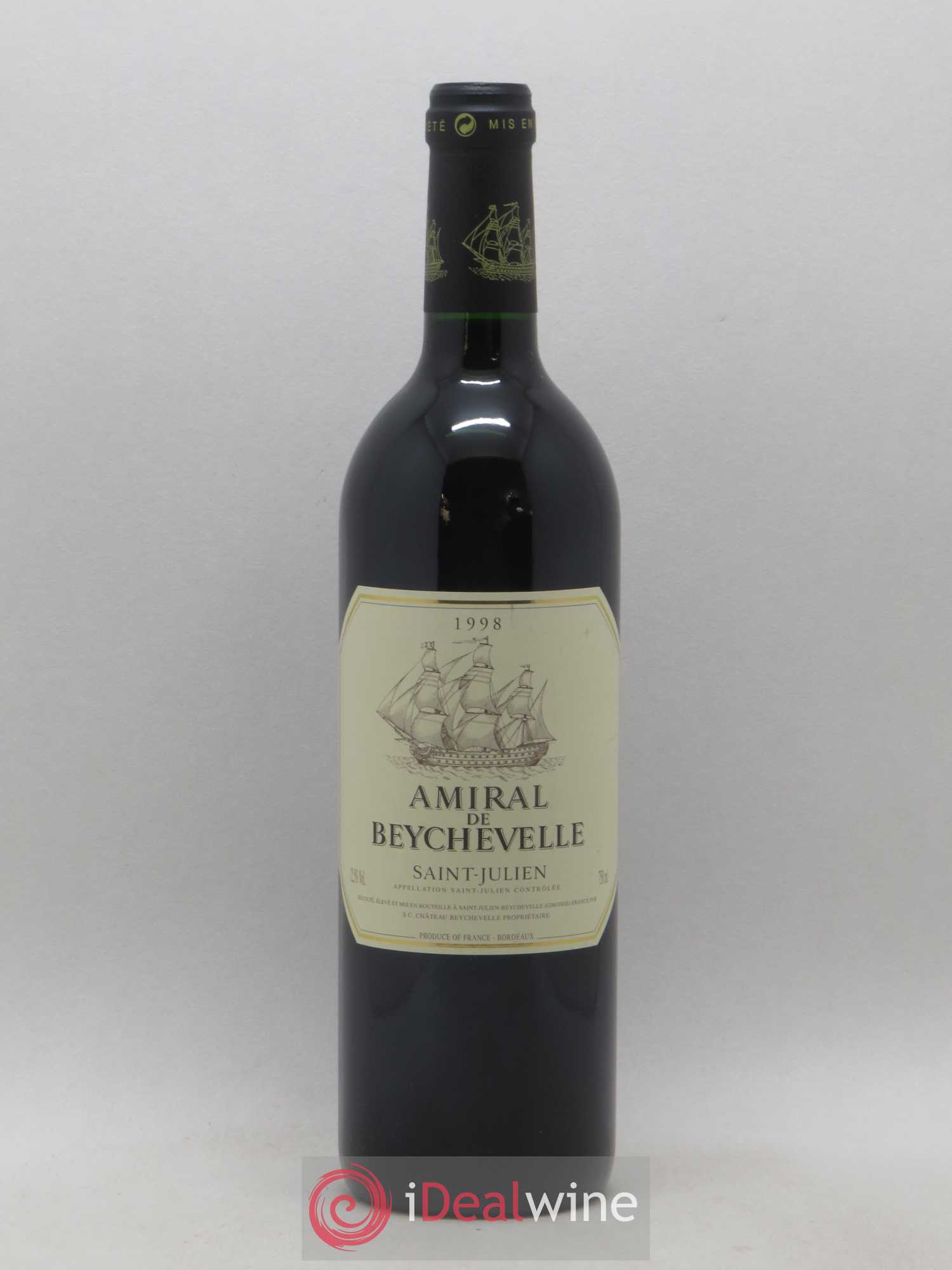 Amiral de Beychevelle Second Vin 1998 - Lot de 1 bouteille - 0