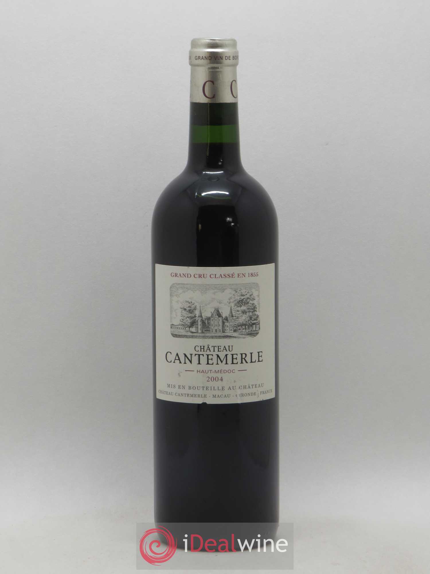 Château Cantemerle 5ème Grand Cru Classé 2004 - Lot de 1 bouteille - 0
