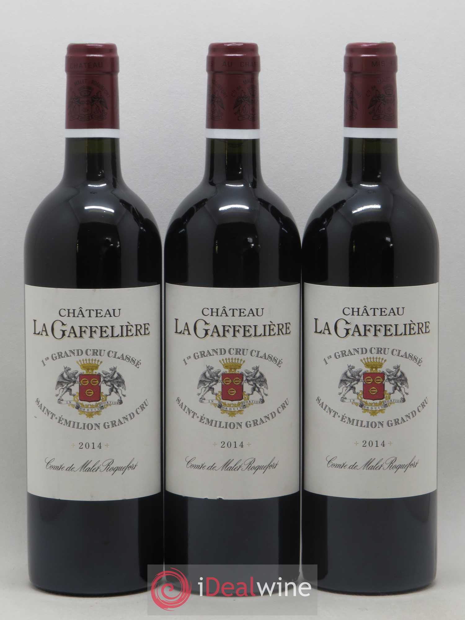 Château la Gaffelière 1er Grand Cru Classé B 2014 - Lot de 3 bouteilles - 0