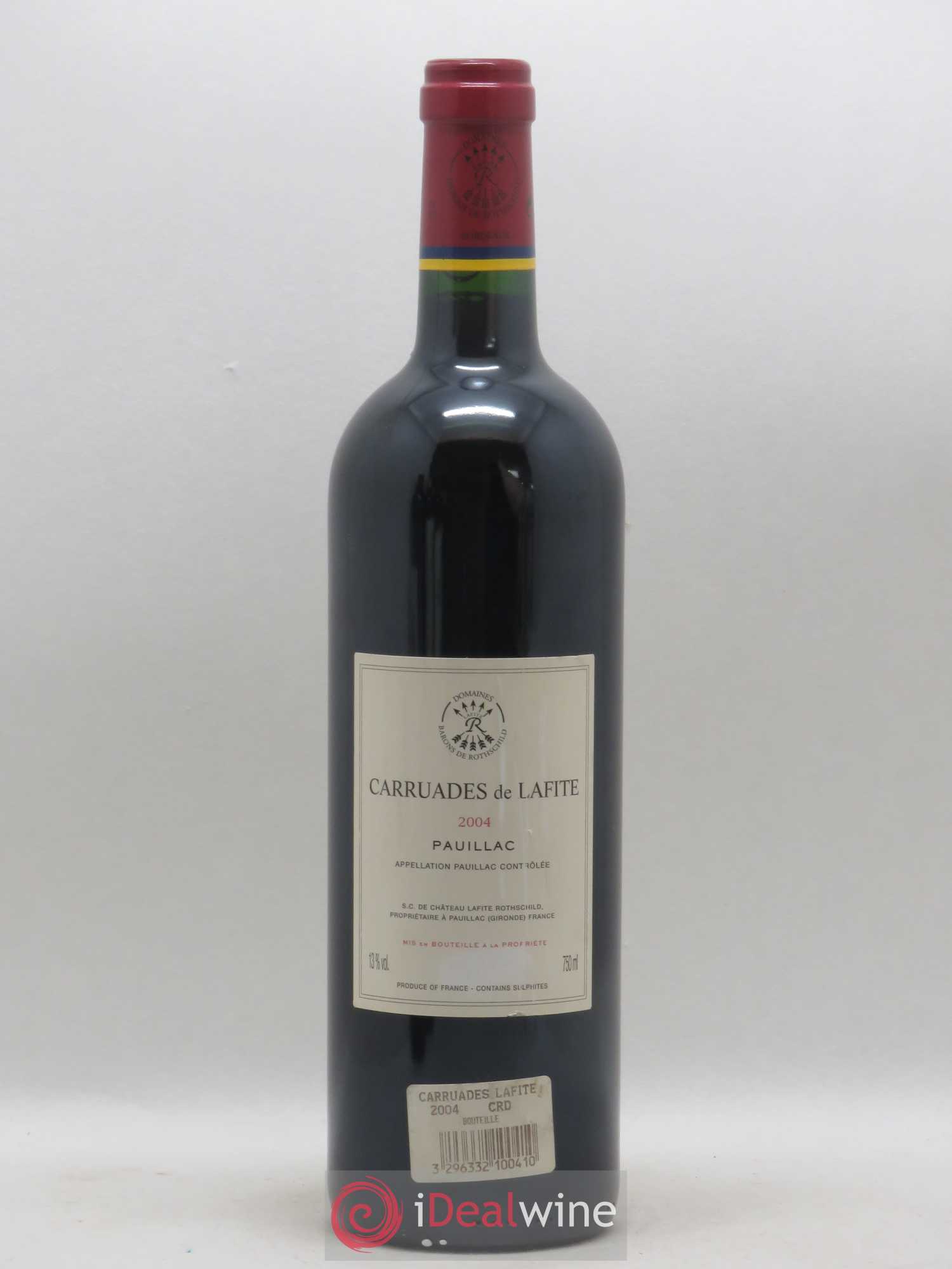 Carruades de Lafite Rothschild Second Vin 2004 - Lot de 1 bouteille - 1