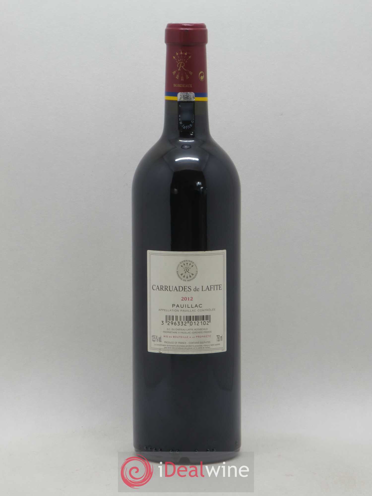 Carruades de Lafite Rothschild Second Vin 2012 - Lot de 1 bouteille - 1