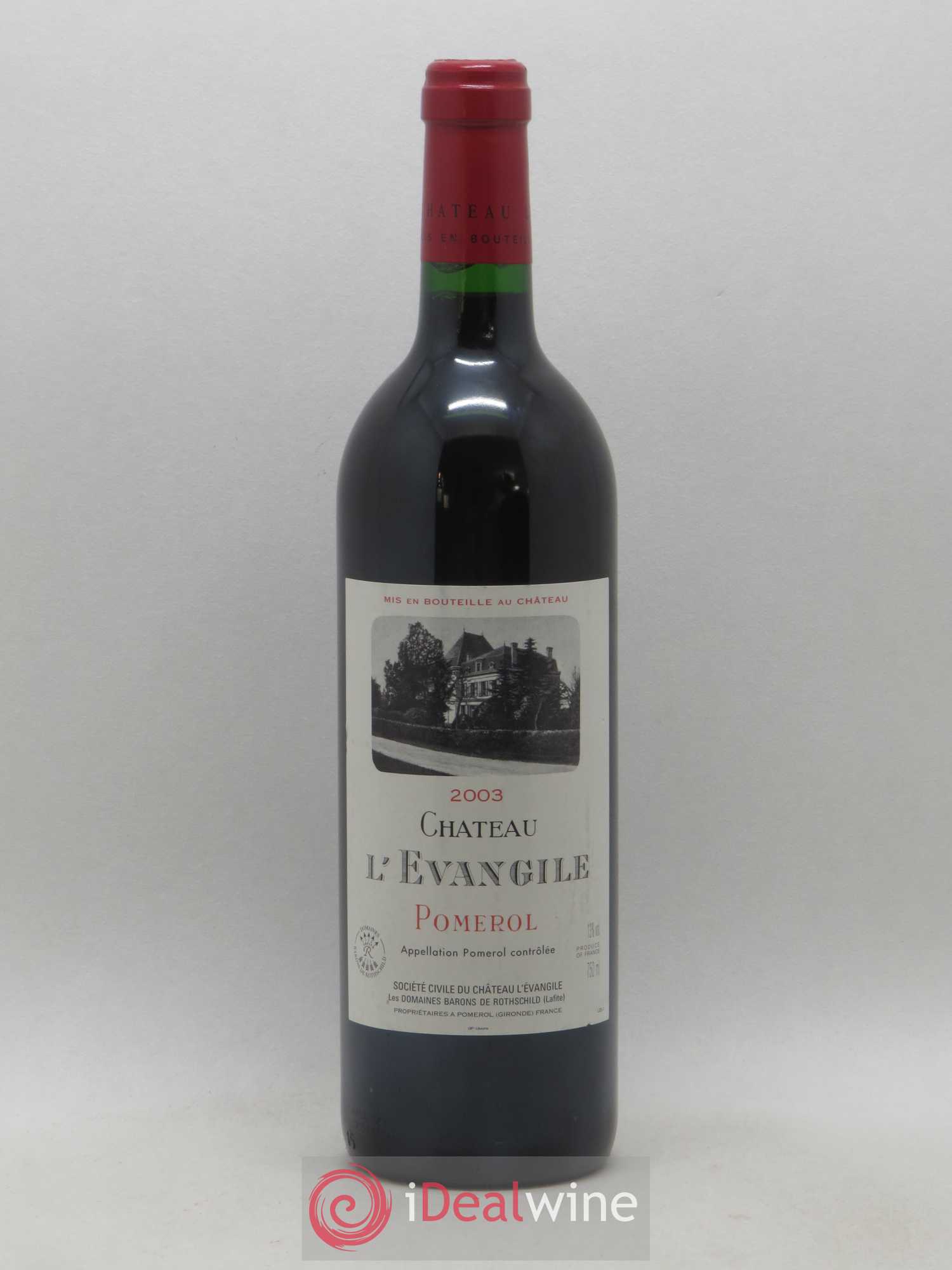 Château l' Évangile 2003 - Lot de 1 bouteille - 0